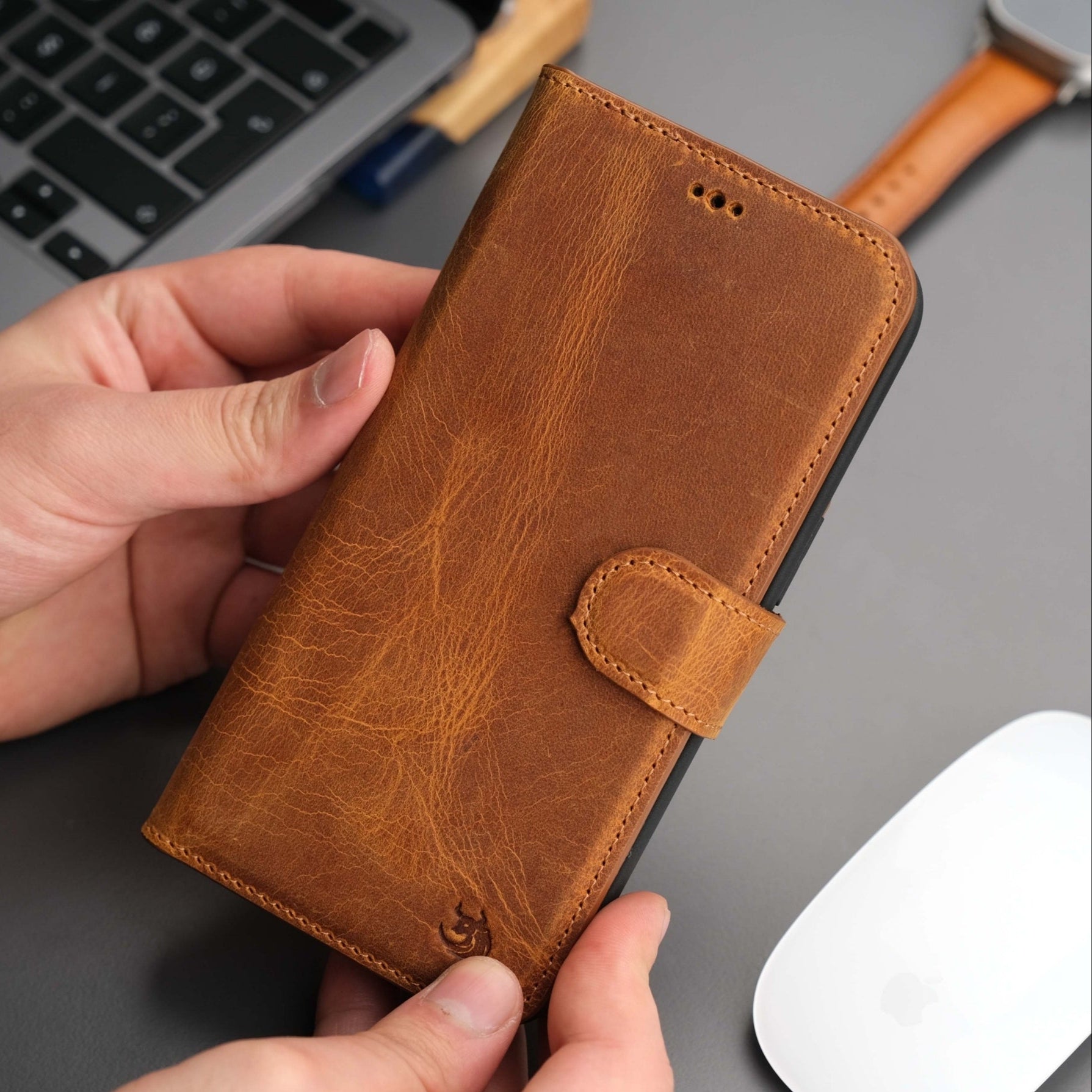 Casper iPhone 17 Wallet Case Leather MagSafe - TORONATA -