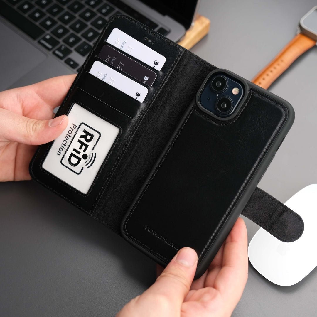 Casper iPhone 17 Wallet Case Leather MagSafe - TORONATA -