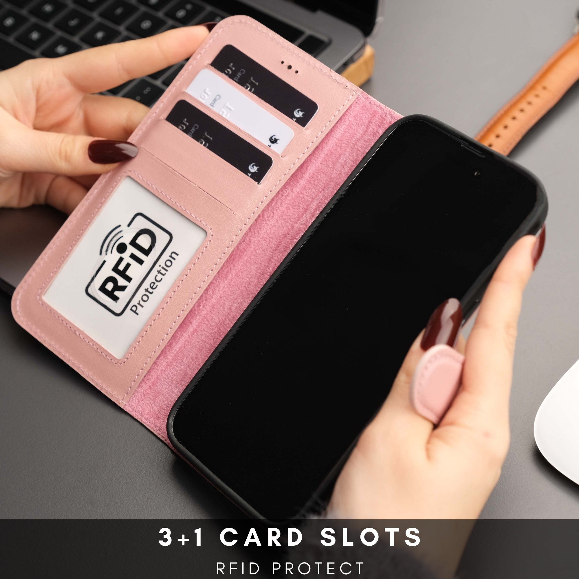 Casper iPhone 16 Pro Wallet Case Leather MagSafe - TORONATA -