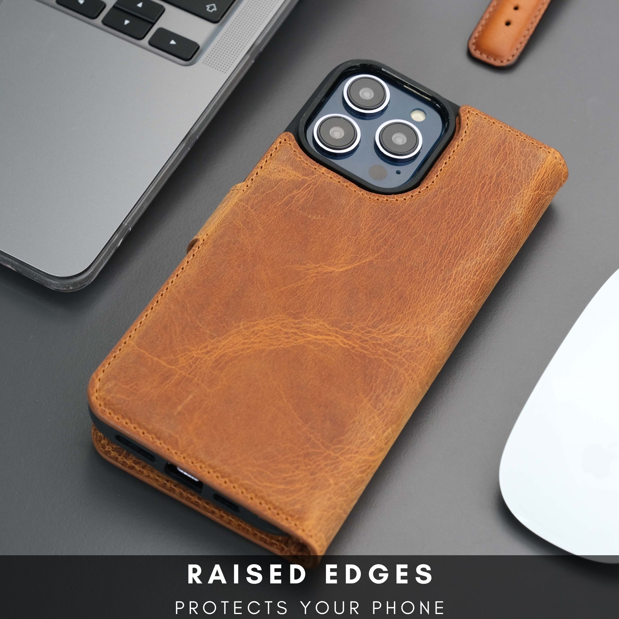 Casper iPhone 17 Pro Wallet Case Leather MagSafe - TORONATA -