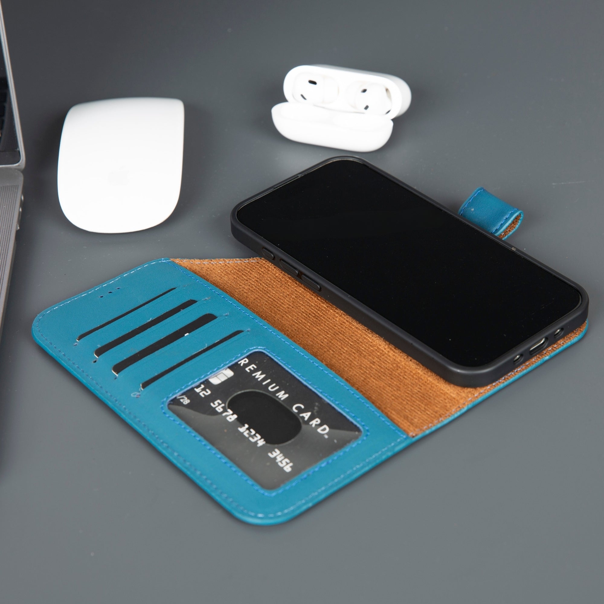 Casper iPhone 17 Air Wallet Case Leather MagSafe - TORONATA -