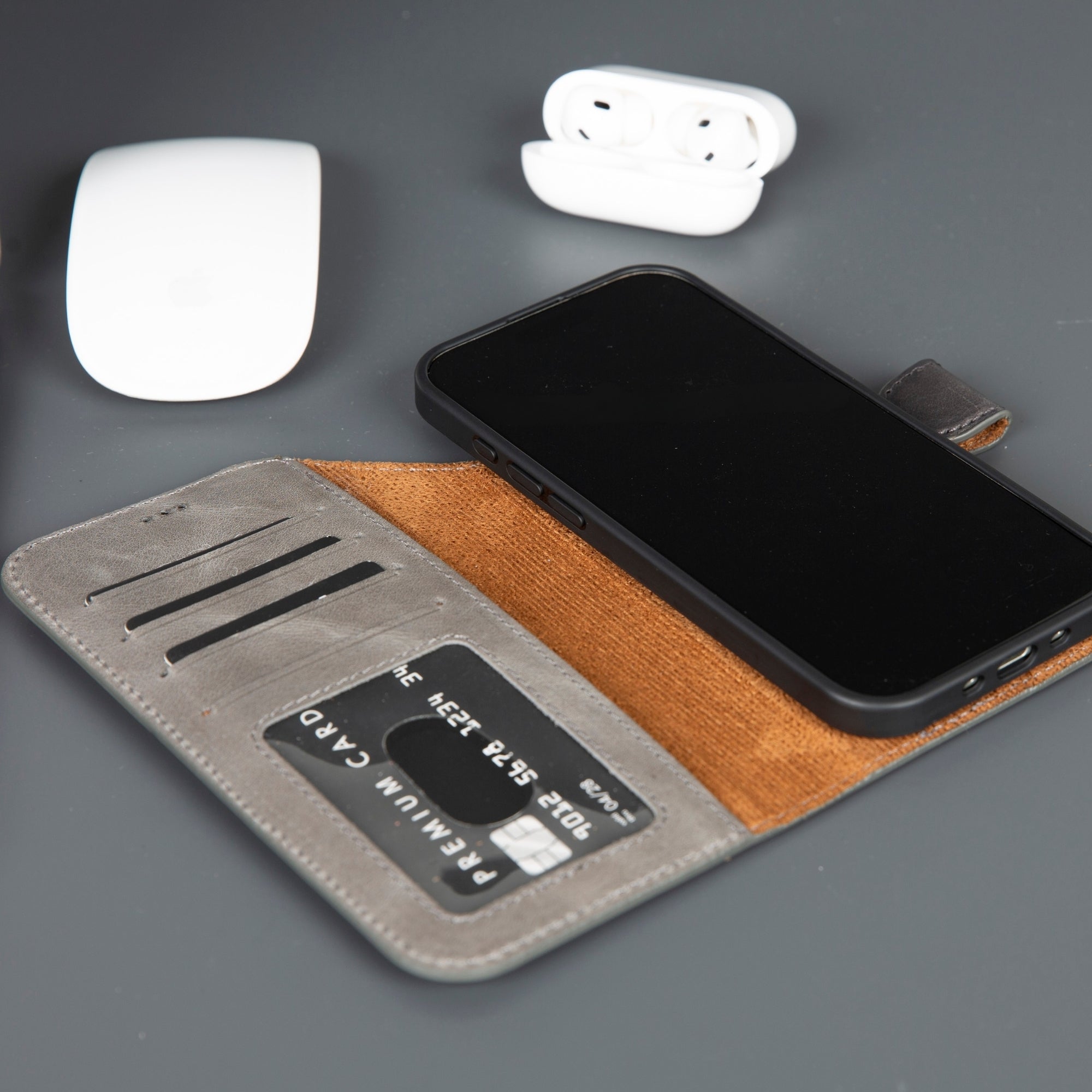 Casper iPhone 17 Air Wallet Case Leather MagSafe - TORONATA -