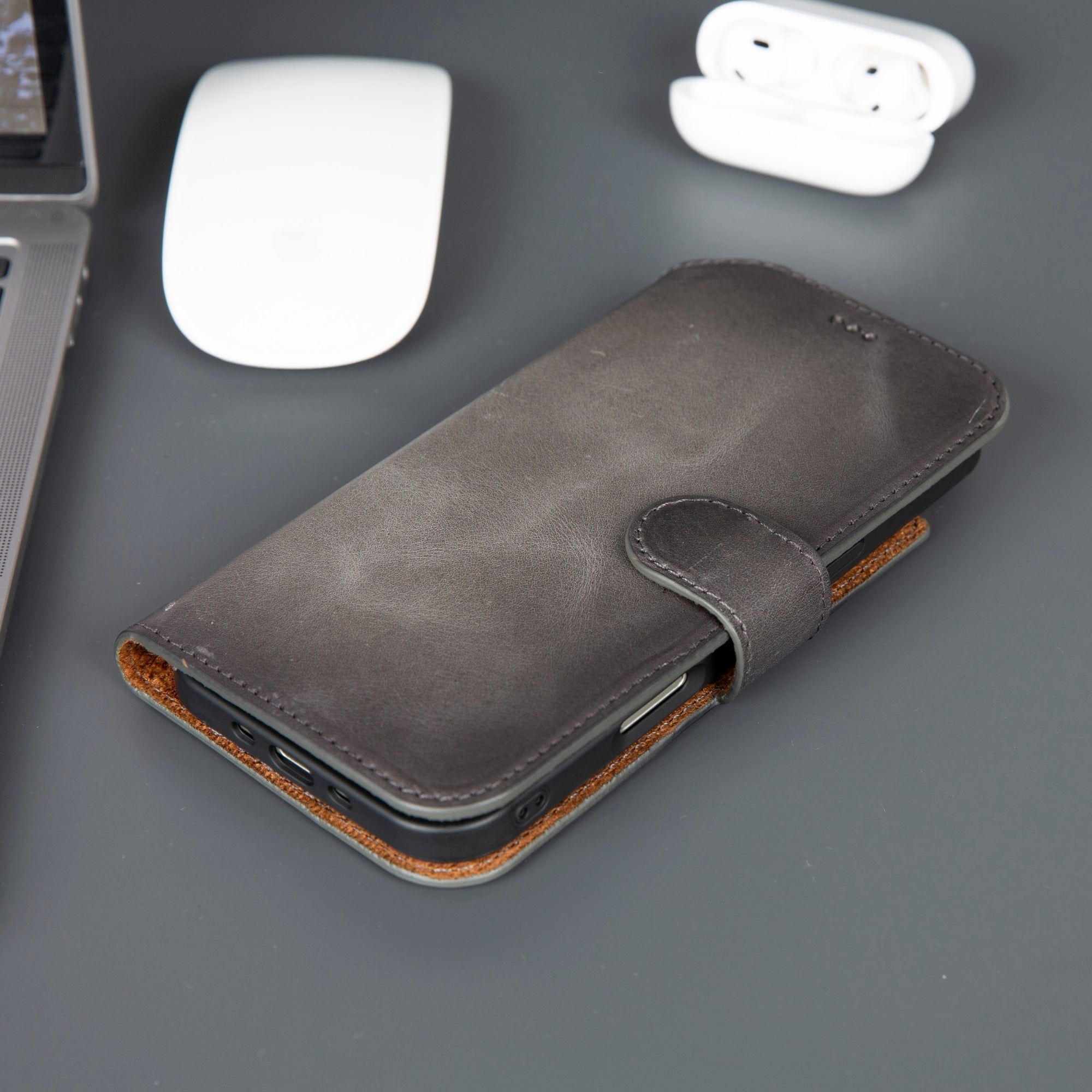 Casper iPhone 17 Air Wallet Case Leather MagSafe - TORONATA -