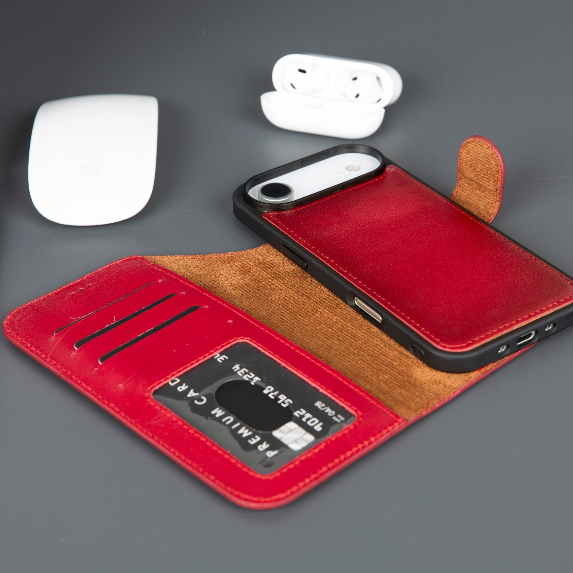Casper iPhone 17 Air Wallet Case Leather MagSafe - TORONATA -