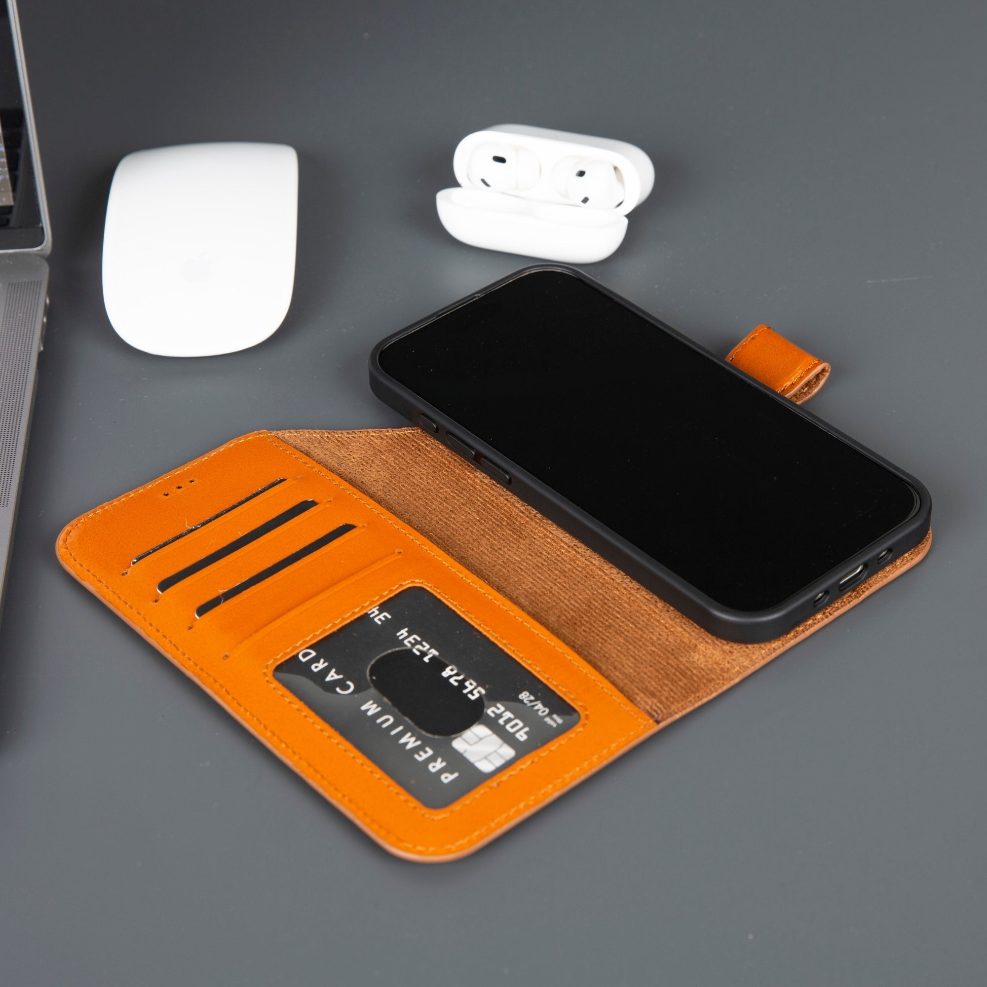 Casper iPhone 17 Air Wallet Case Leather MagSafe - TORONATA -