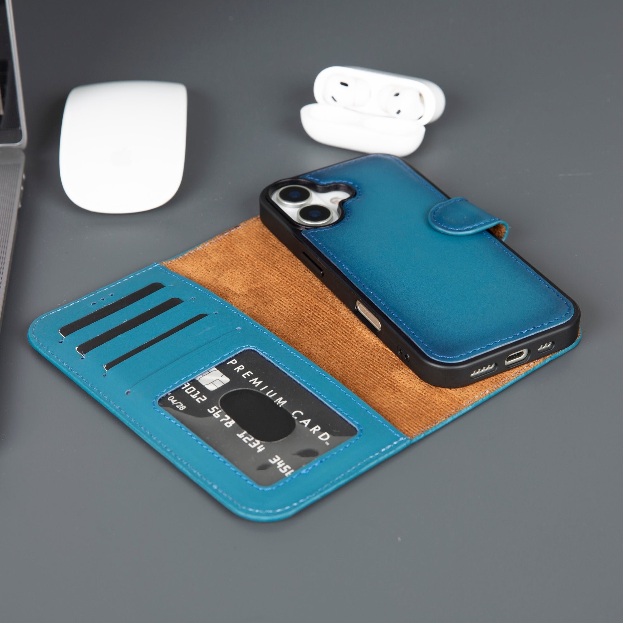 Casper iPhone 17 Wallet Case Leather MagSafe - TORONATA -