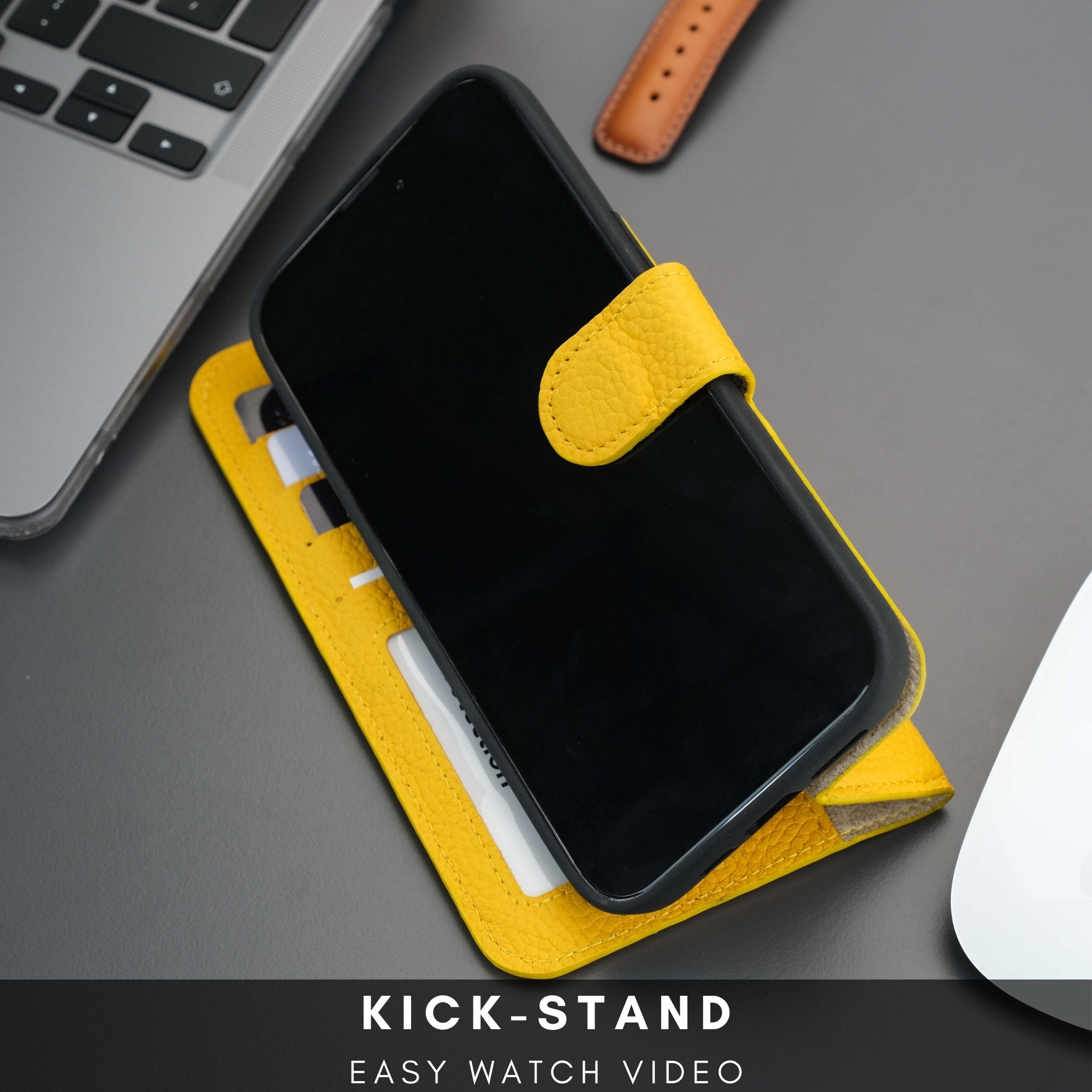 Casper Leather iPhone 15 Pro Wallet Case | MagSafe - TORONATA -