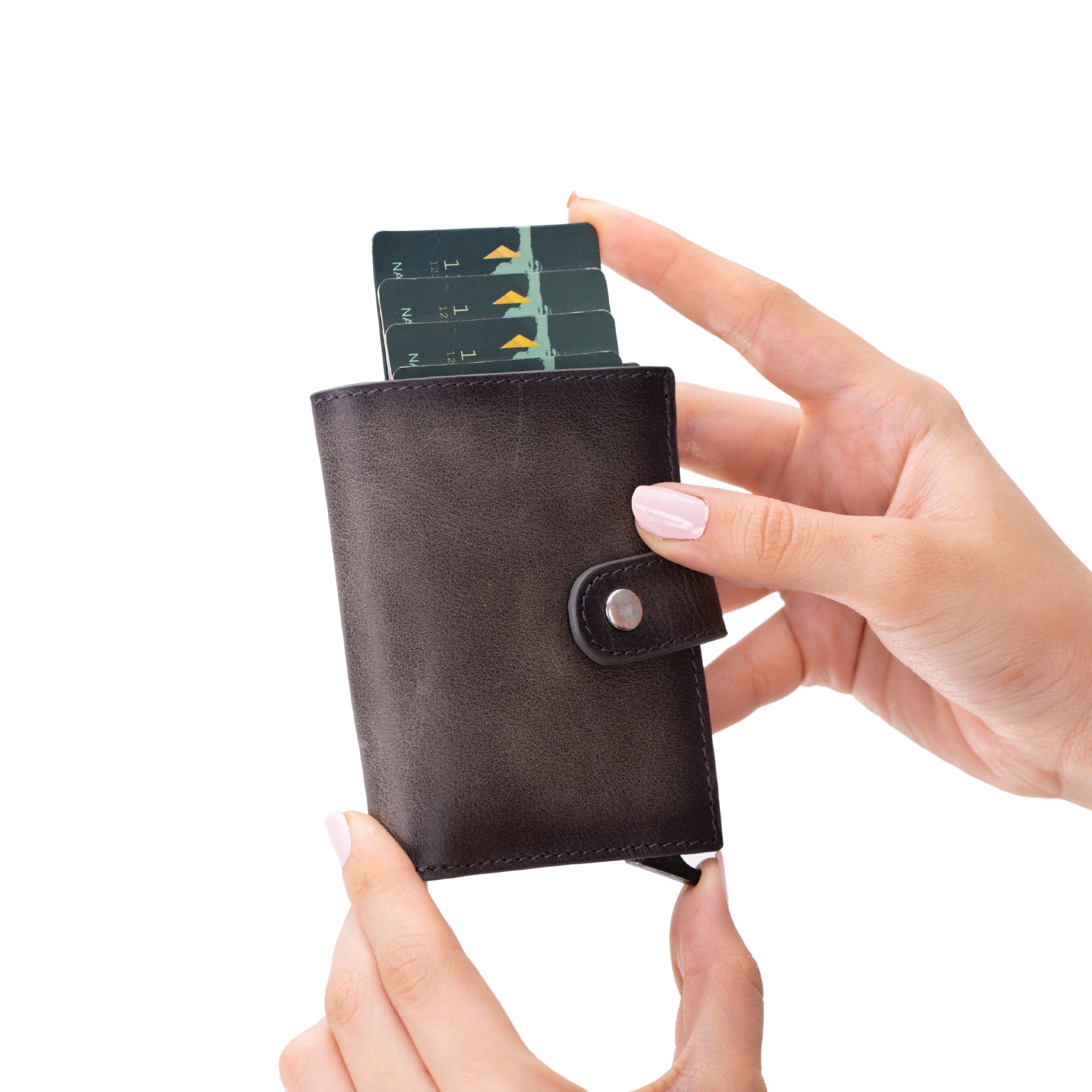 douglas leather pop - up cardholder with compatible apple airtagtoronata -