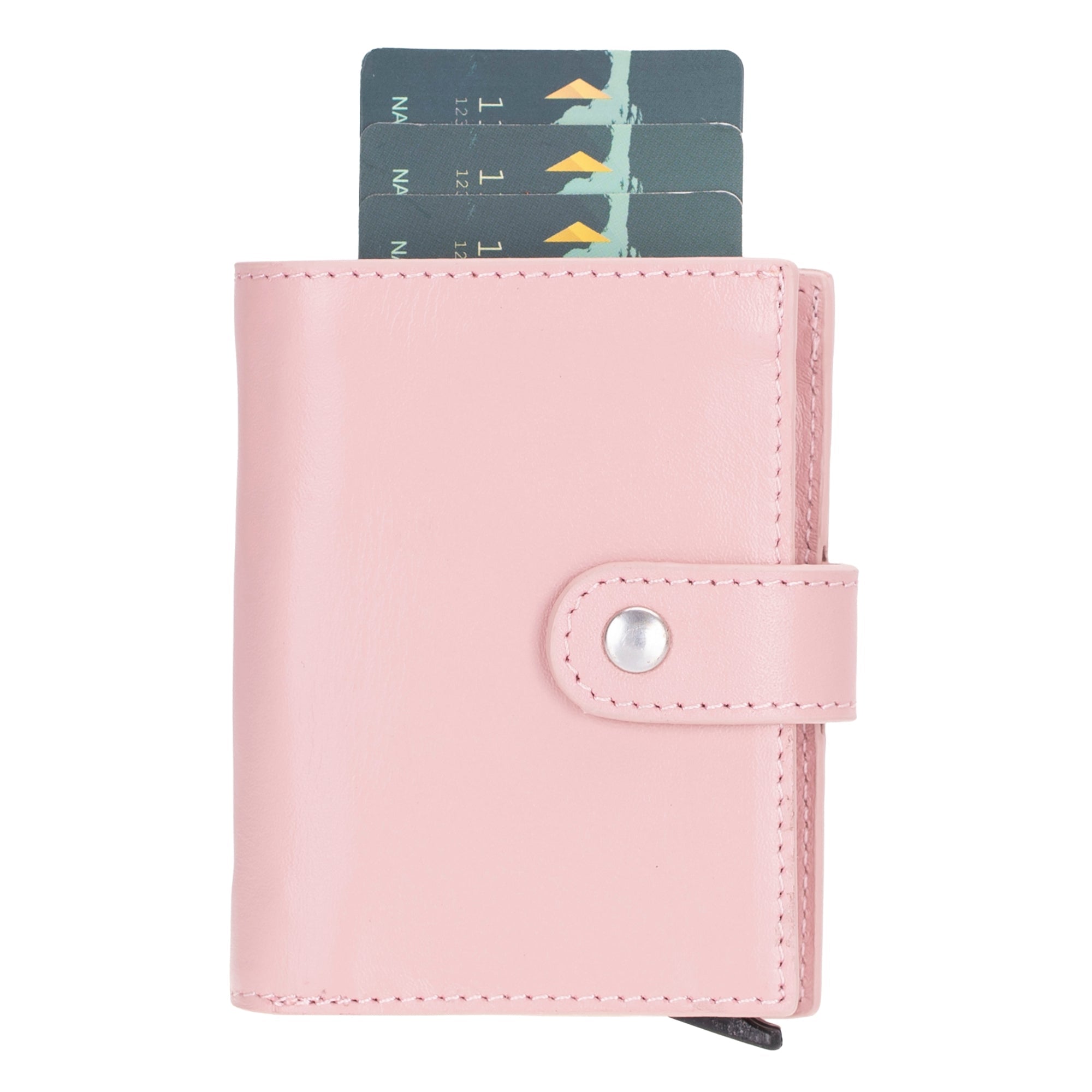 douglas leather pop-up cardholder with compatible apple airtag - toronata -