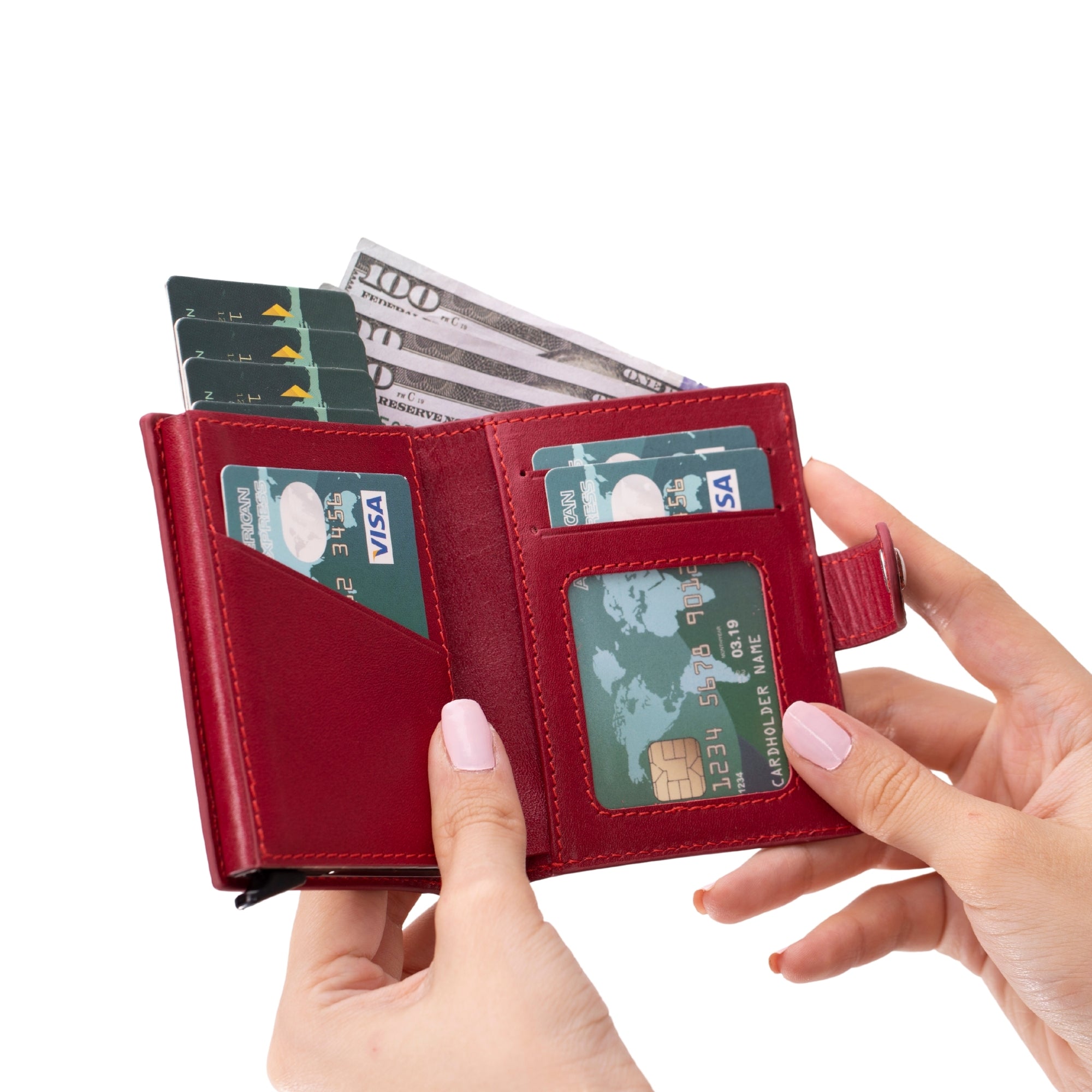 douglas leather pop - up cardholder with compatible apple airtagtoronata -