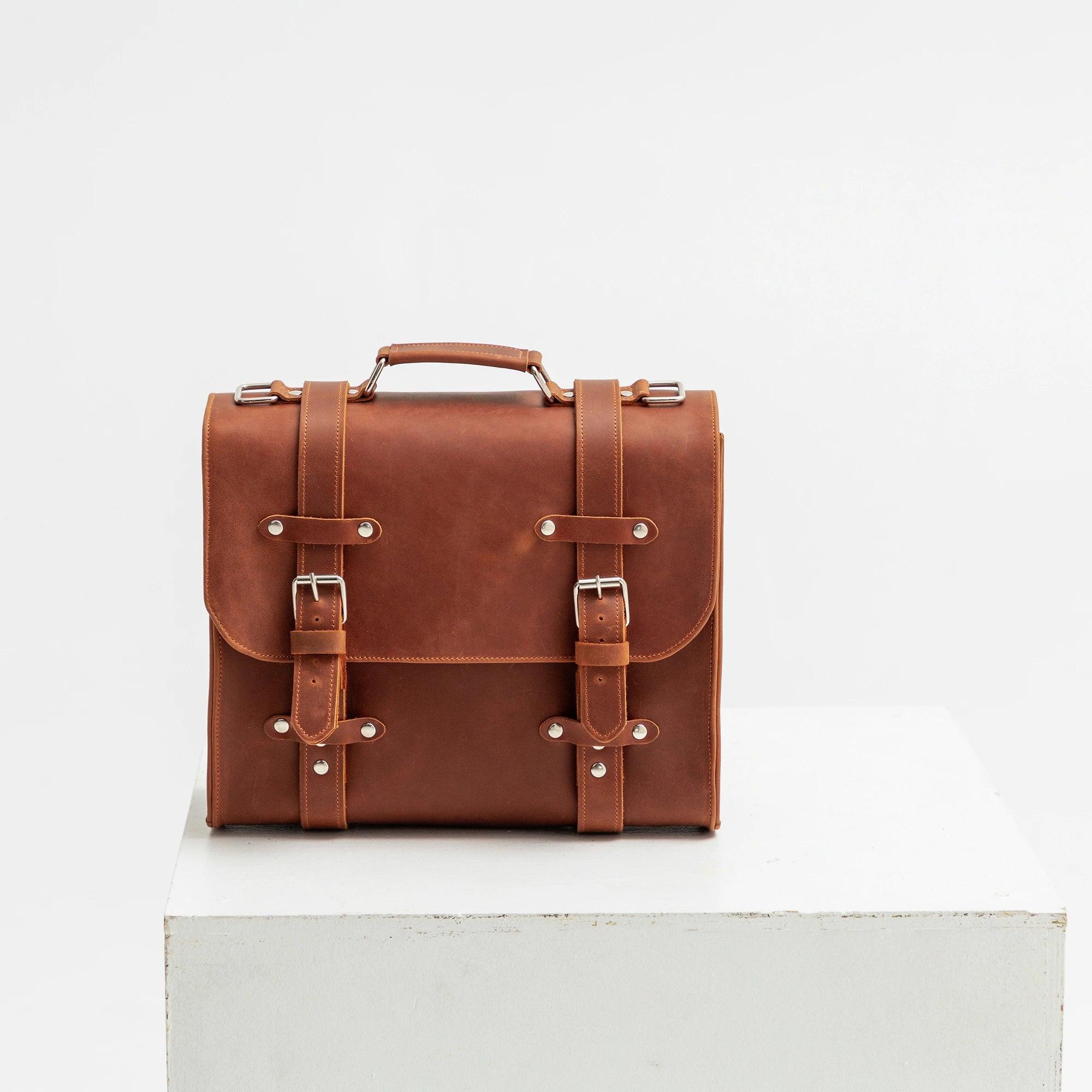 Genuine Leather Briefcase Bag Lora | Women's Work Bag