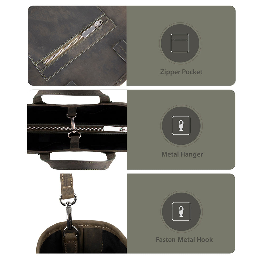 Mesa Leather Tote Bag for Women – Genuine Leather | TORONATA