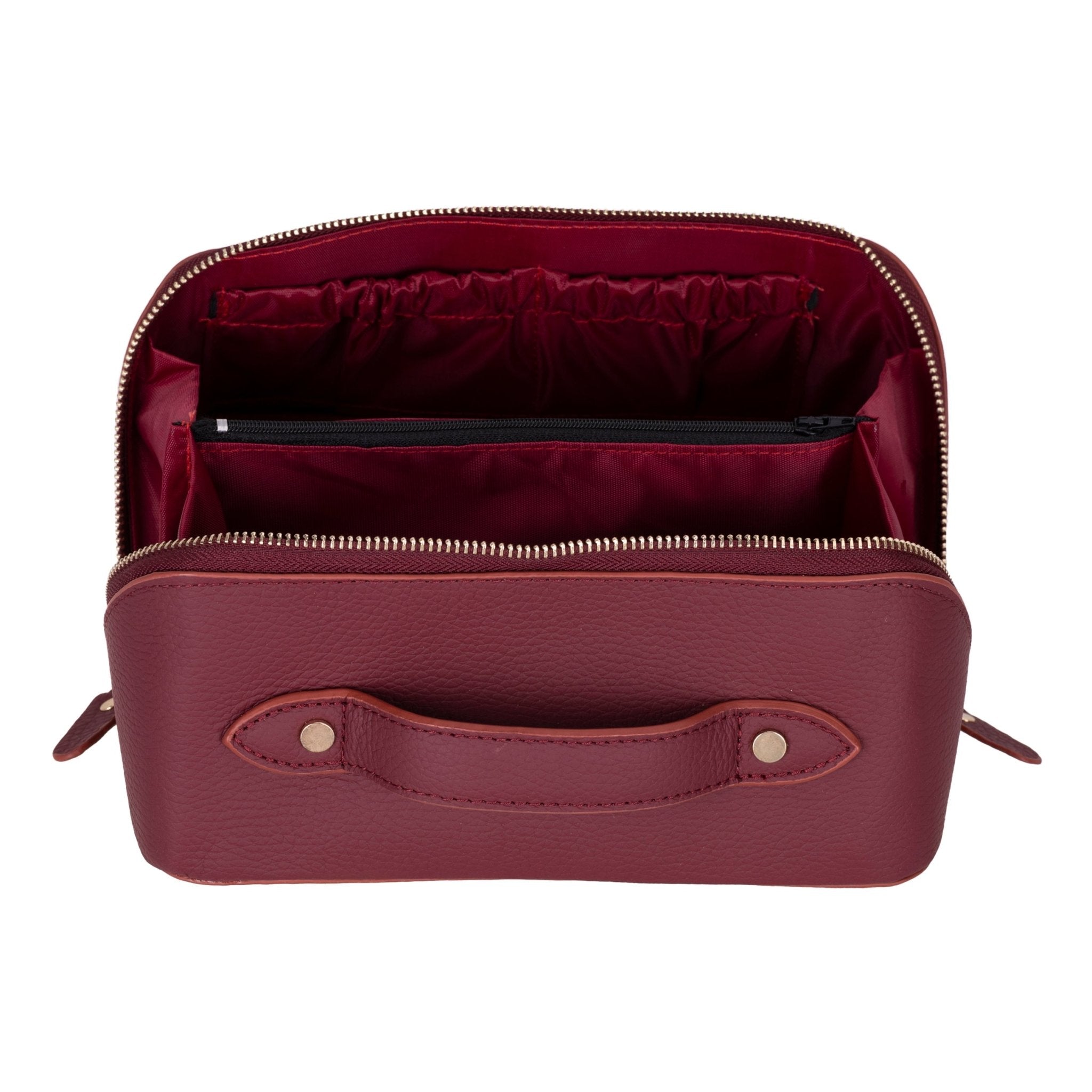 Haines Leather Cosmetic Bag – Stylish & Durable Makeup Bag for TravelTORONATA -