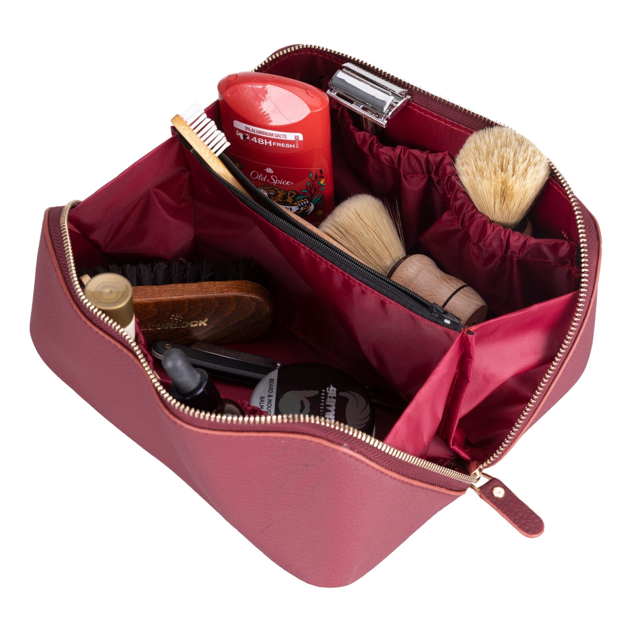 Haines Leather Cosmetic Bag – Stylish & Durable Makeup Bag for TravelTORONATA -