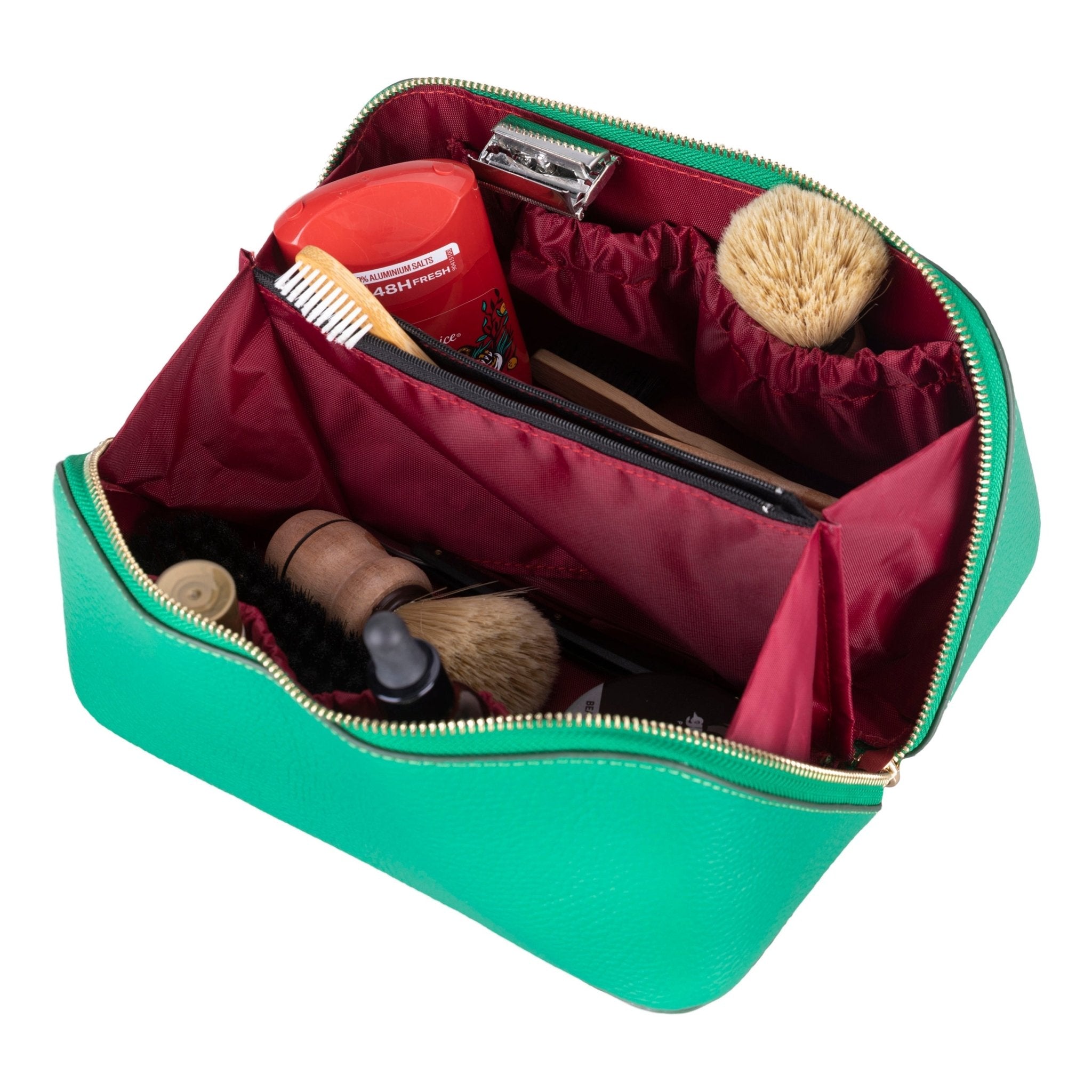 Haines Leather Cosmetic Bag – Stylish & Durable Makeup Bag for TravelTORONATA -
