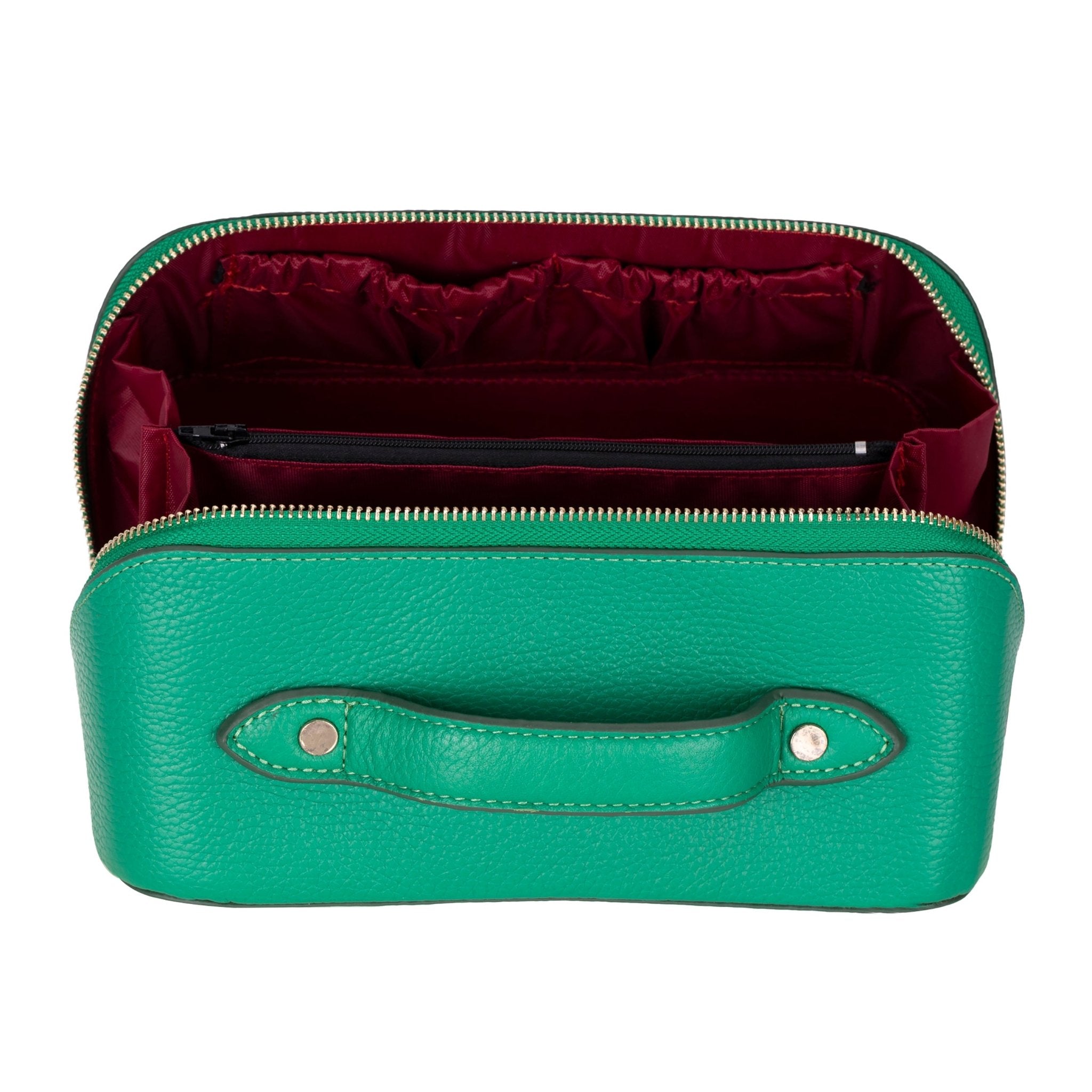 Haines Leather Cosmetic Bag – Stylish & Durable Makeup Bag for TravelTORONATA -