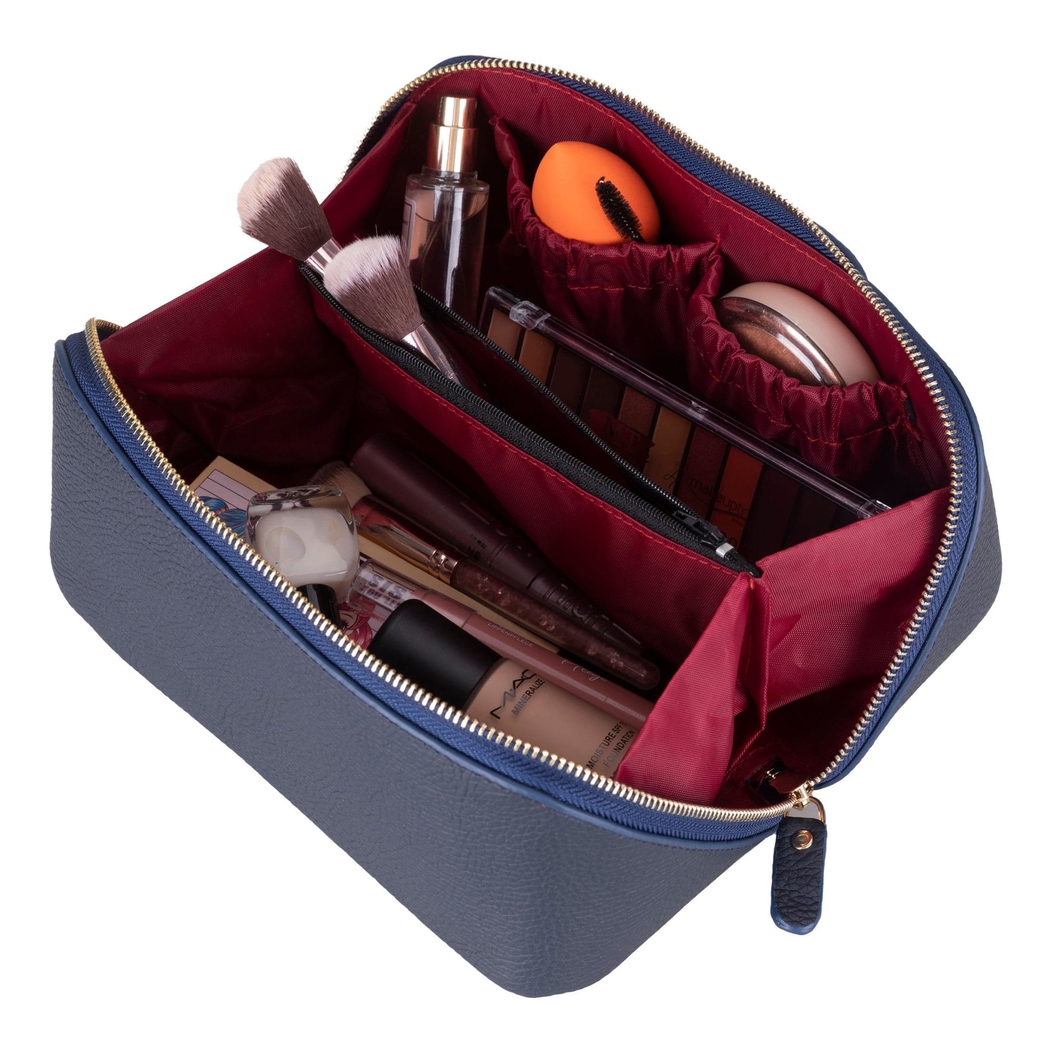Haines Leather Cosmetic Bag – Stylish & Durable Makeup Bag for TravelTORONATA -