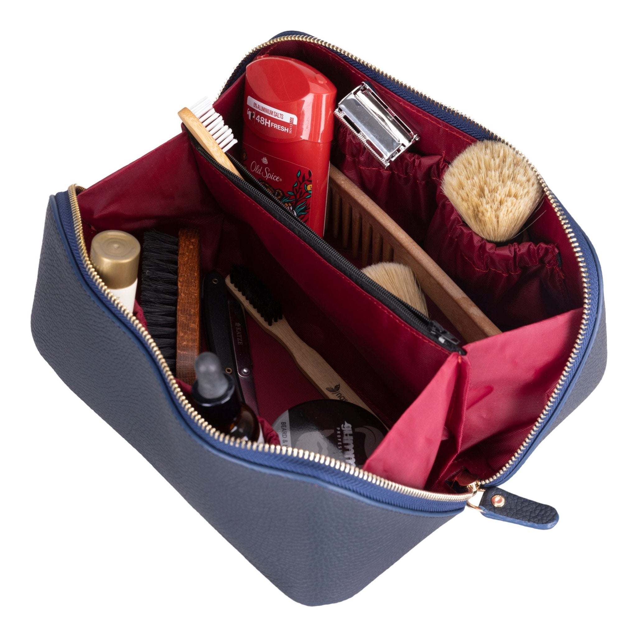 Haines Leather Cosmetic Bag – Stylish & Durable Makeup Bag for TravelTORONATA -