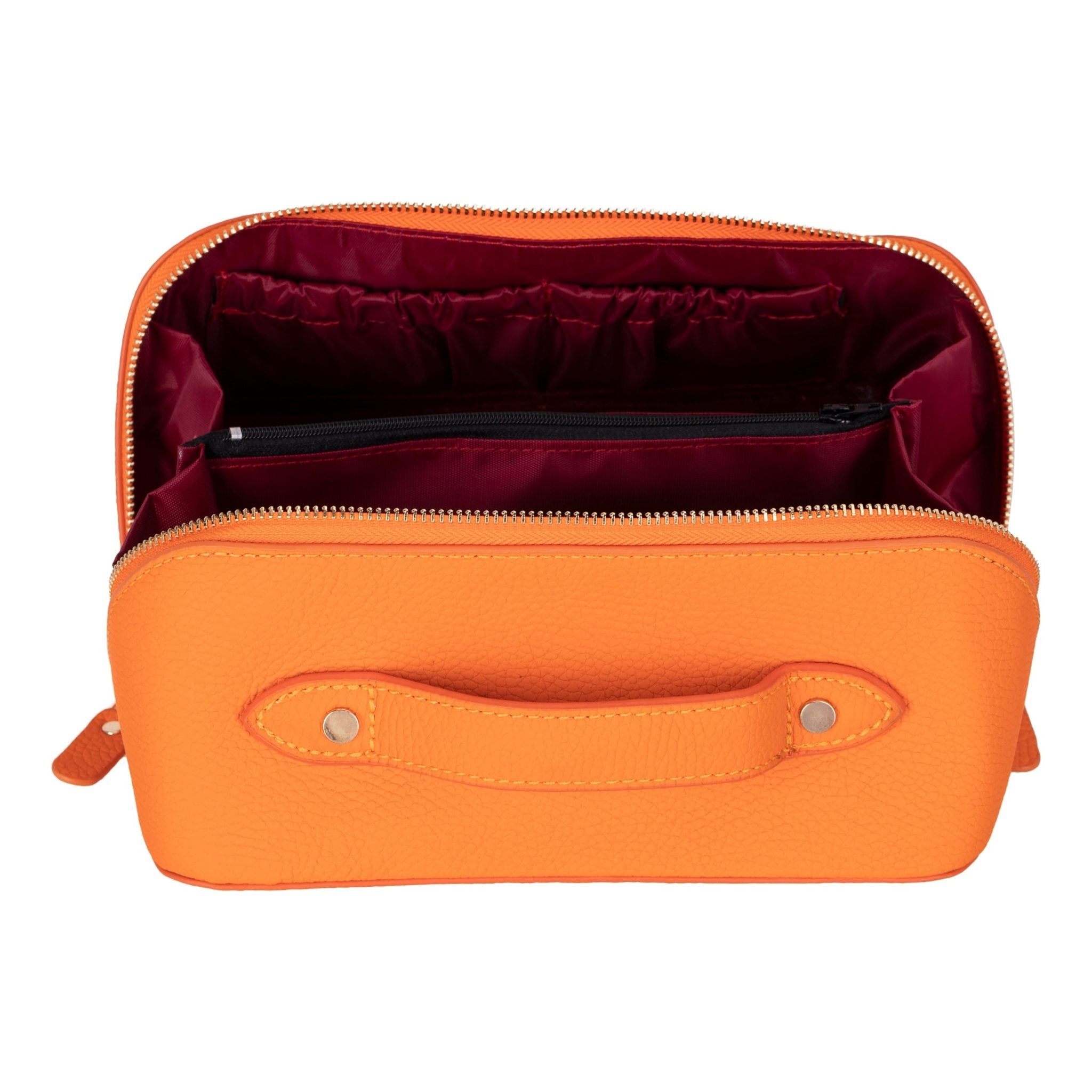 Haines Leather Cosmetic Bag – Stylish & Durable Makeup Bag for TravelTORONATA -