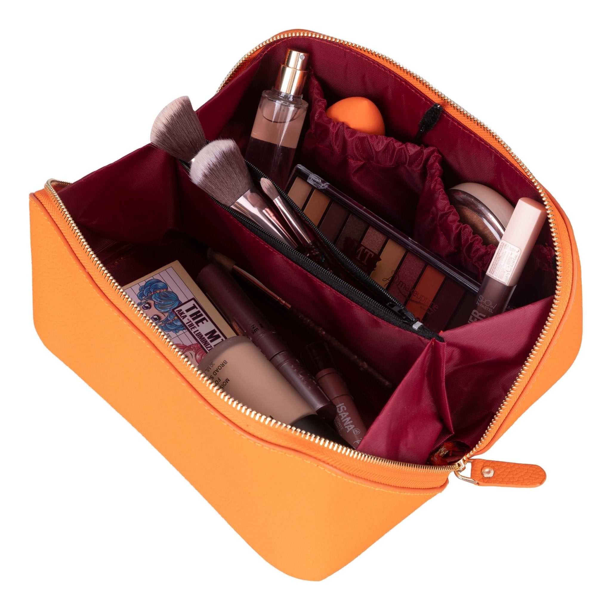 Haines Leather Cosmetic Bag – Stylish & Durable Makeup Bag for TravelTORONATA -