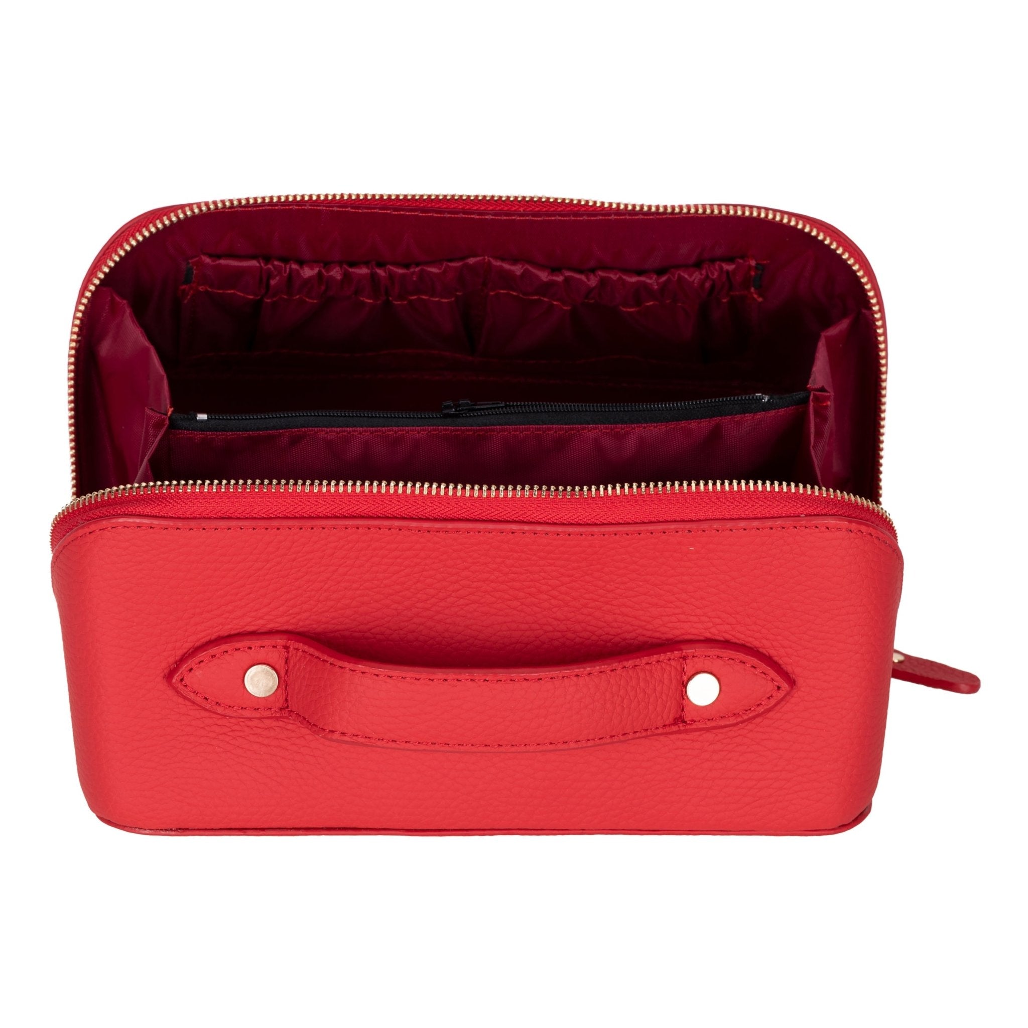 Haines Leather Cosmetic Bag – Stylish & Durable Makeup Bag for TravelTORONATA -