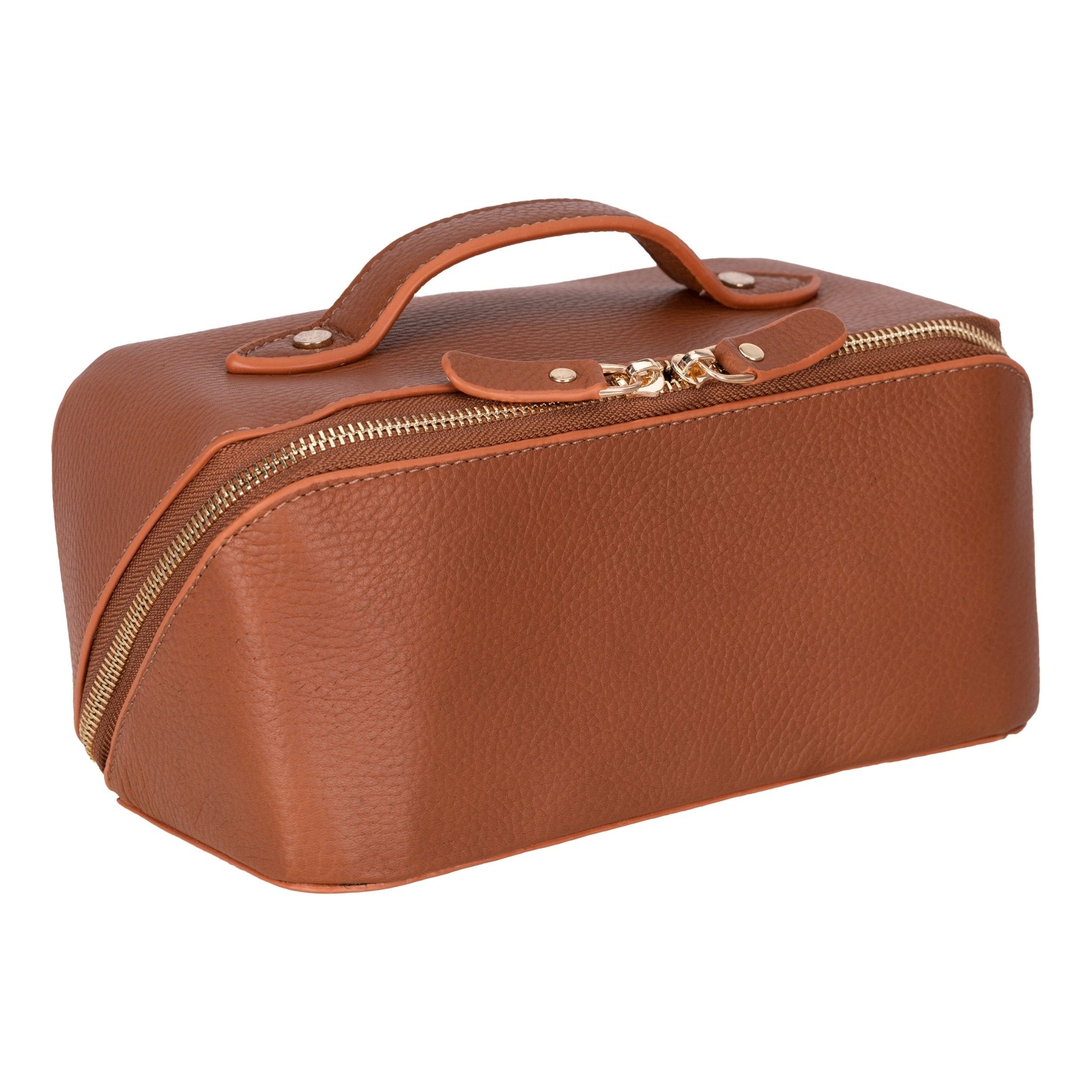 Haines Leather Cosmetic Bag – Stylish & Durable Makeup Bag for TravelTORONATA -