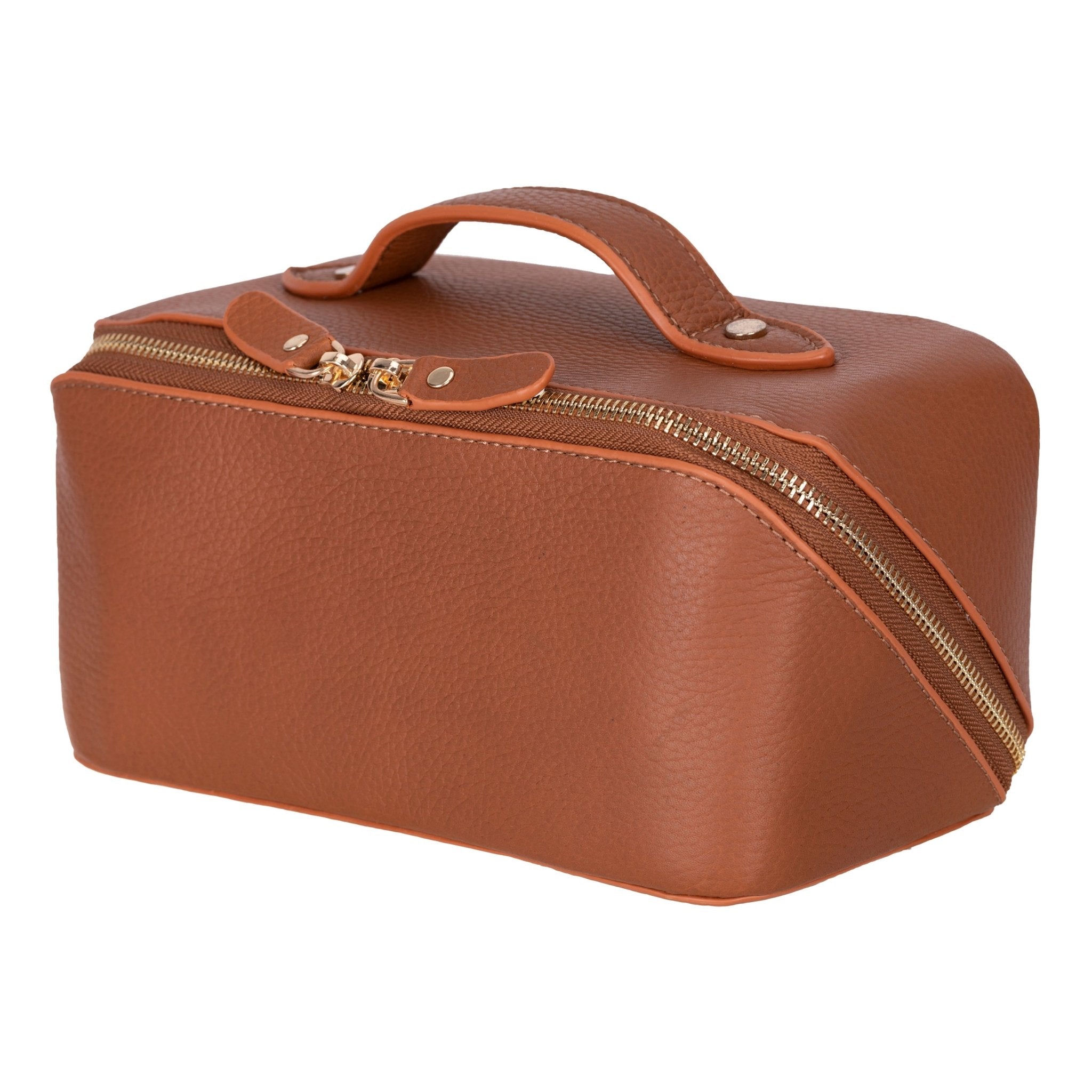 Haines Leather Cosmetic Bag – Stylish & Durable Makeup Bag for TravelTORONATA -