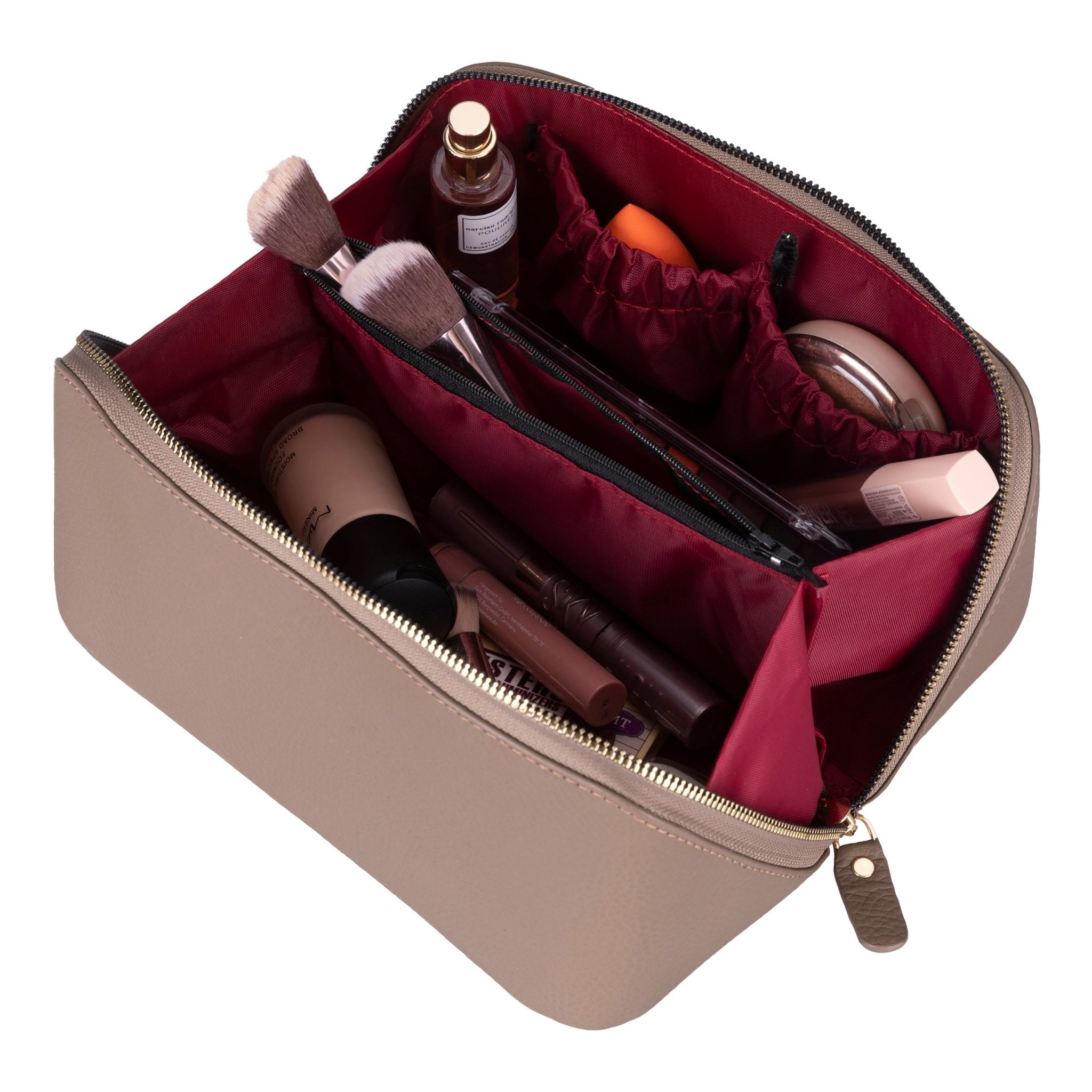 Haines Leather Cosmetic Bag – Stylish & Durable Makeup Bag for TravelTORONATA -