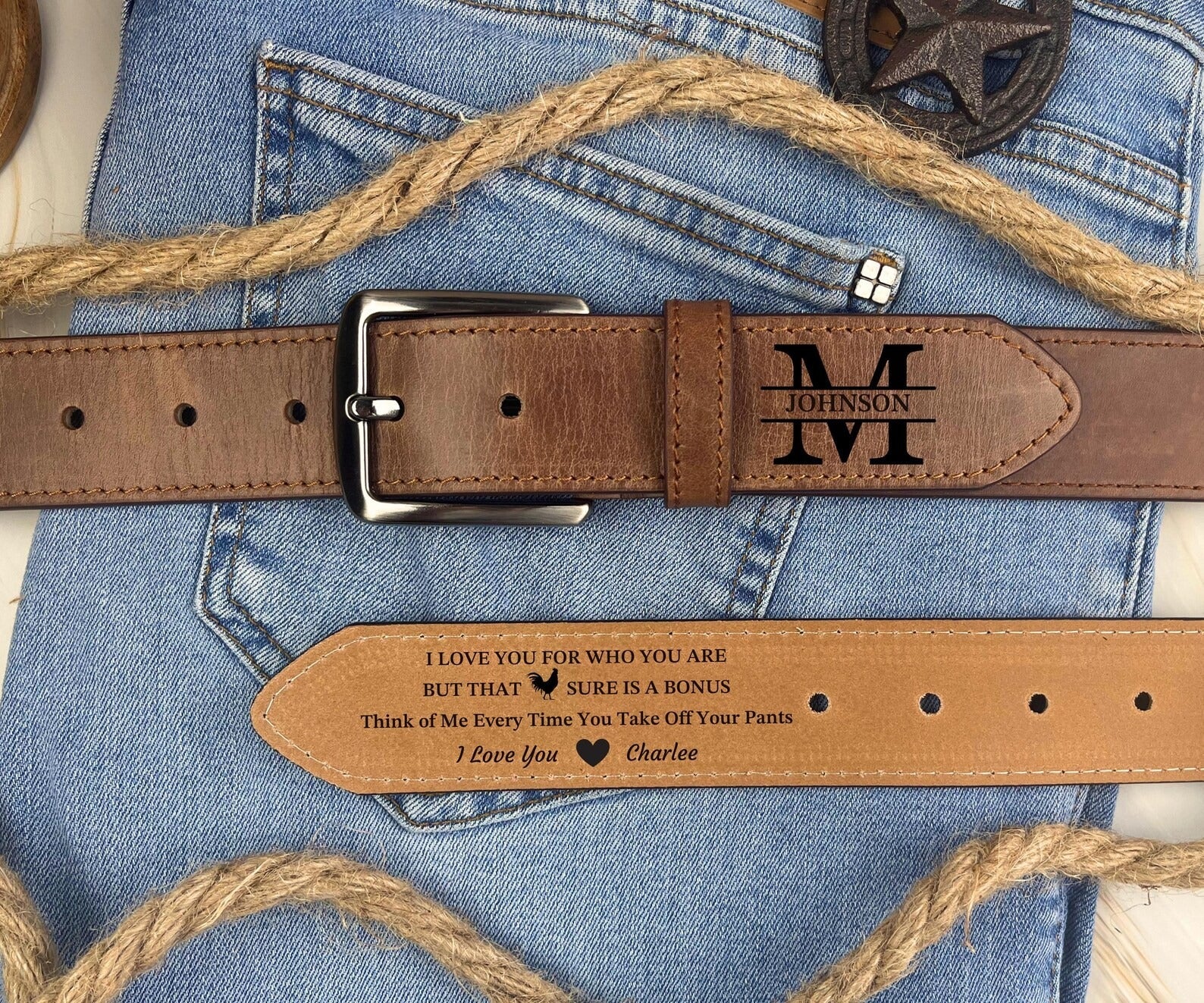 Globe Genuine Leather Belt – Handmade Premium Men’s Belt with Heavy-Duty Metal Buckle