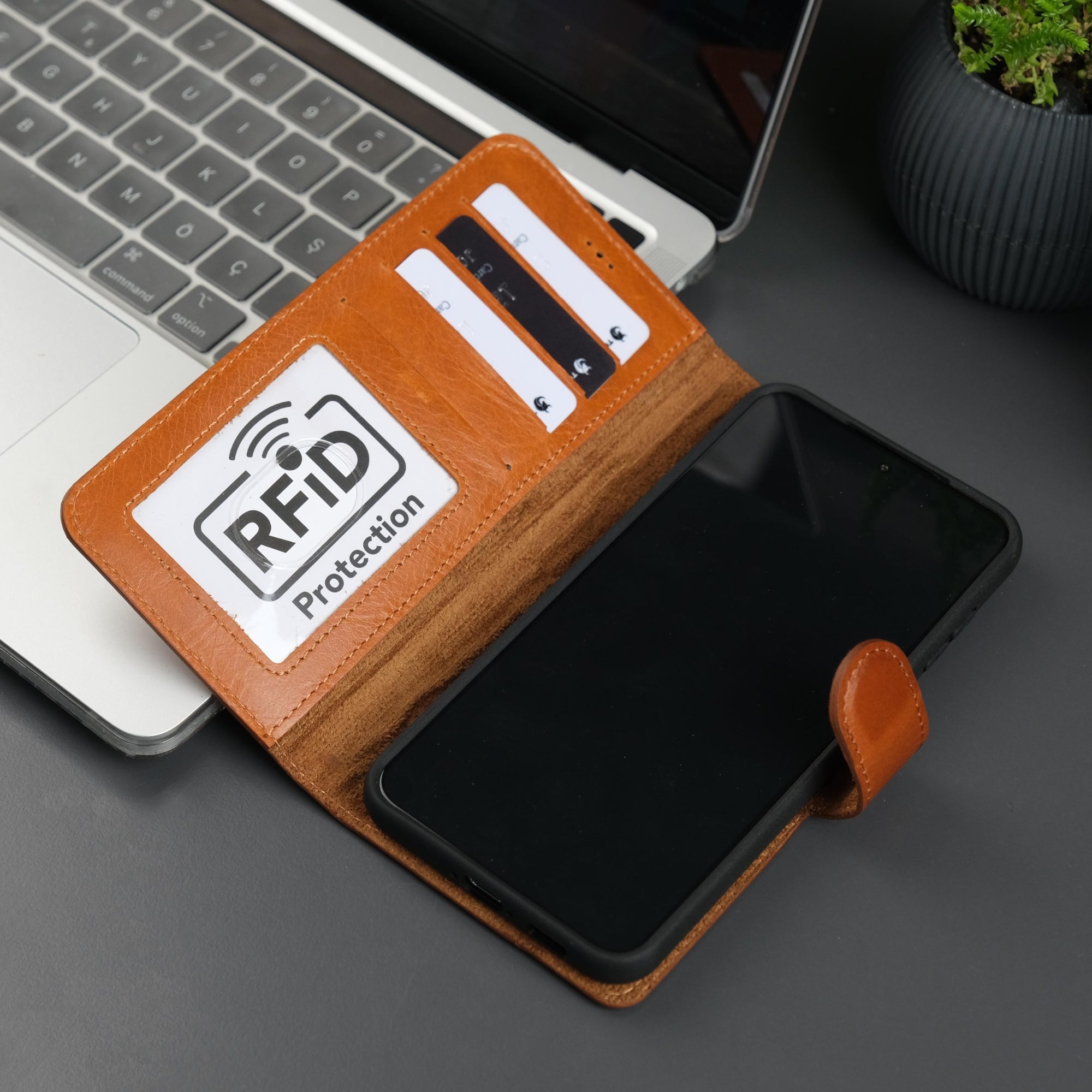 Leather Samsung Galaxy S25 Plus Wallet Case | BuffaloTORONATA -