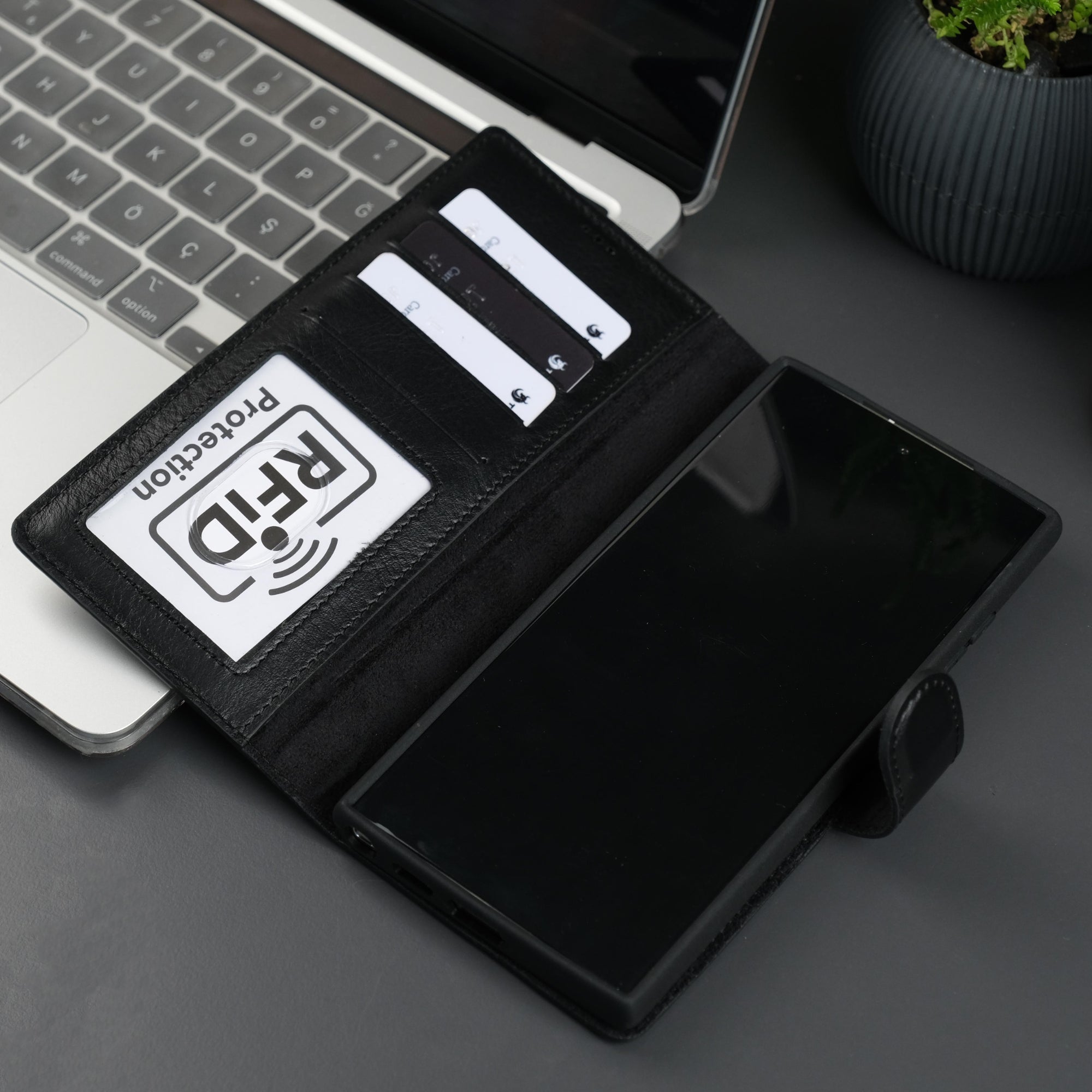 Leather Samsung Galaxy S25 Ultra Wallet Case | BuffaloTORONATA -