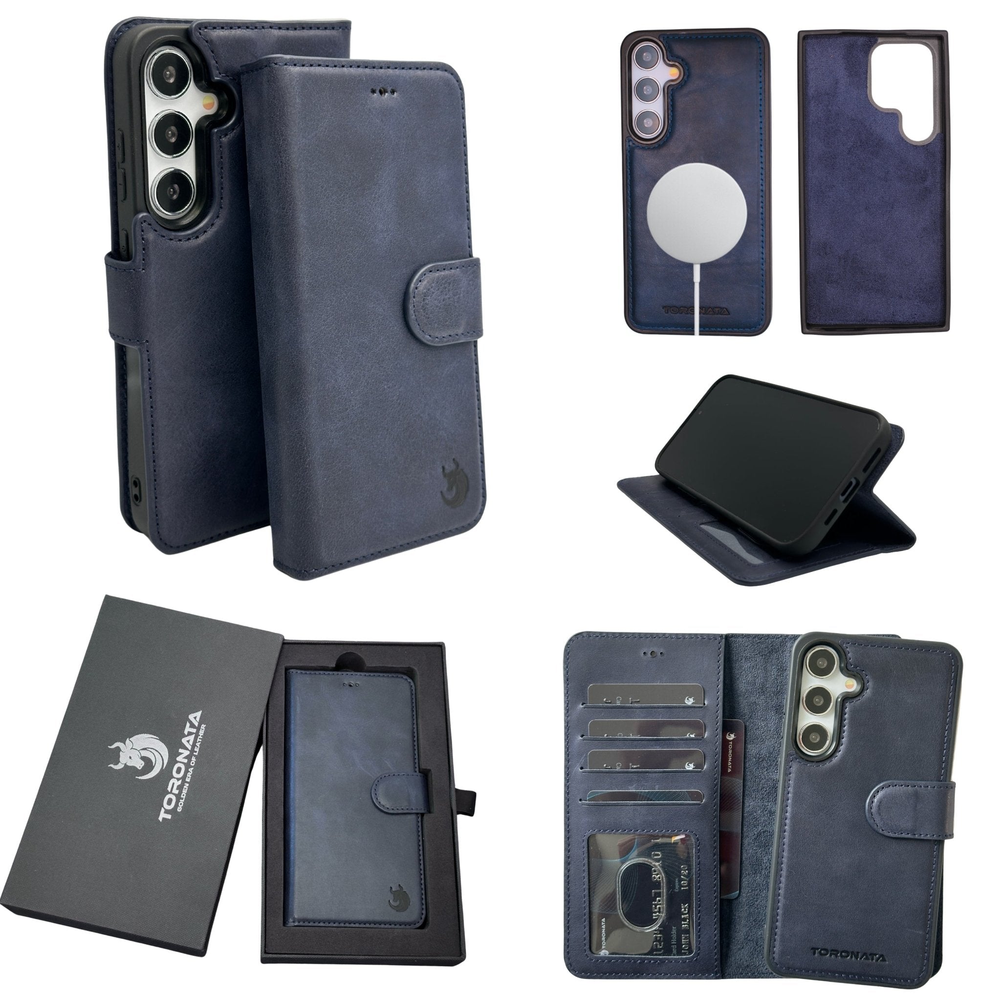 Nevada Samsung Galaxy S24 Plus Wallet Case-Dark Blue---TORONATA
