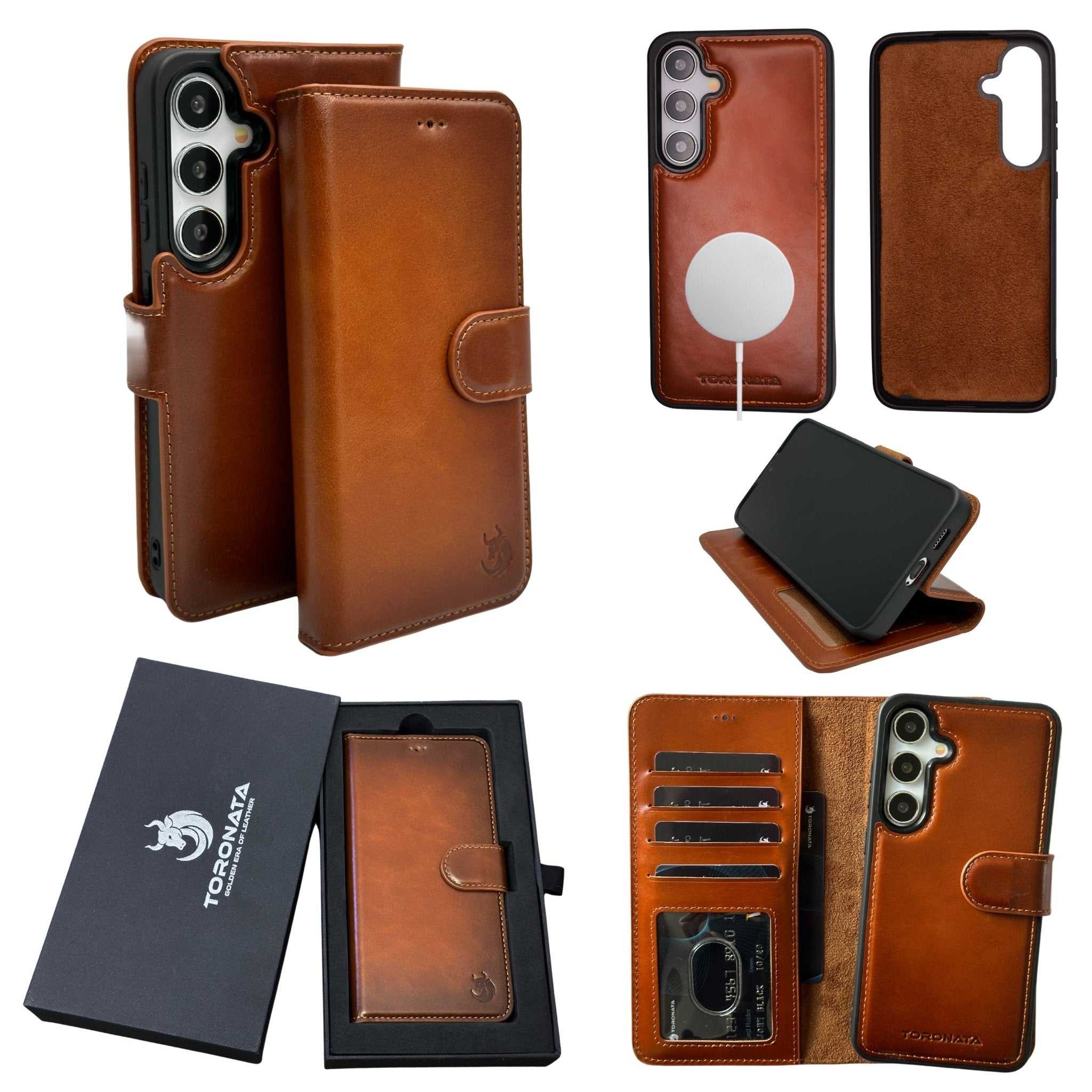 Nevada Samsung Galaxy S24 Wallet Case - TORONATA - #color_tan