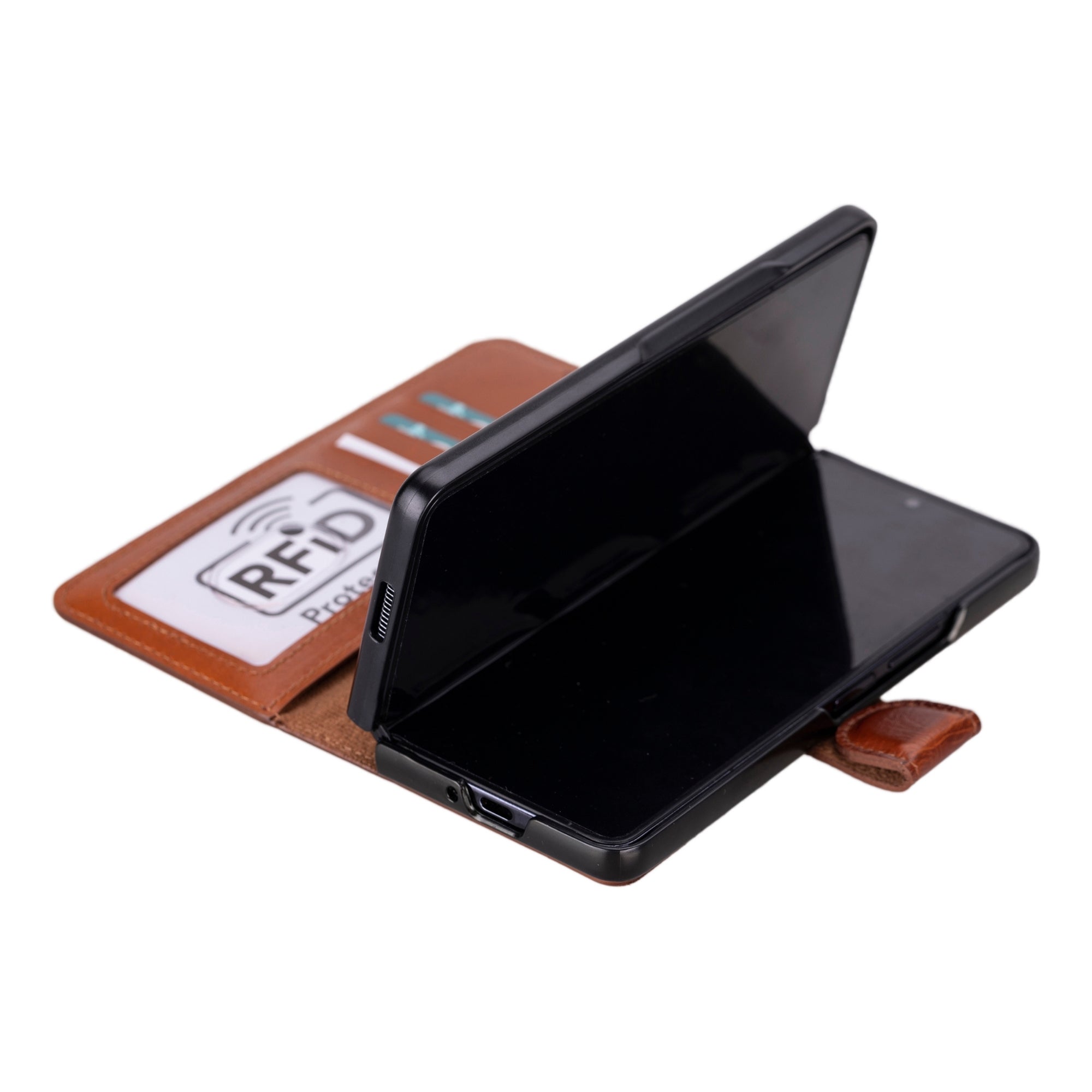 Orlando Samsung Galaxy Z Fold 5 Case - TORONATA - #color_tan