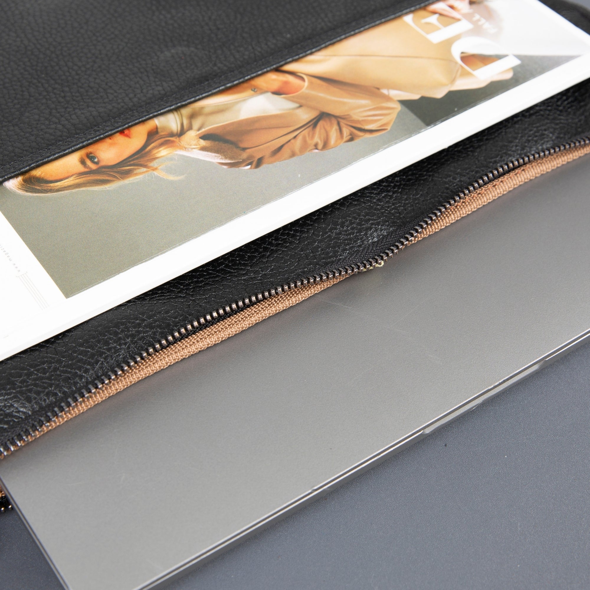 Seward Leather Laptop Bag with Shoulder Strap - MacBook Sleeve 14" & 16"