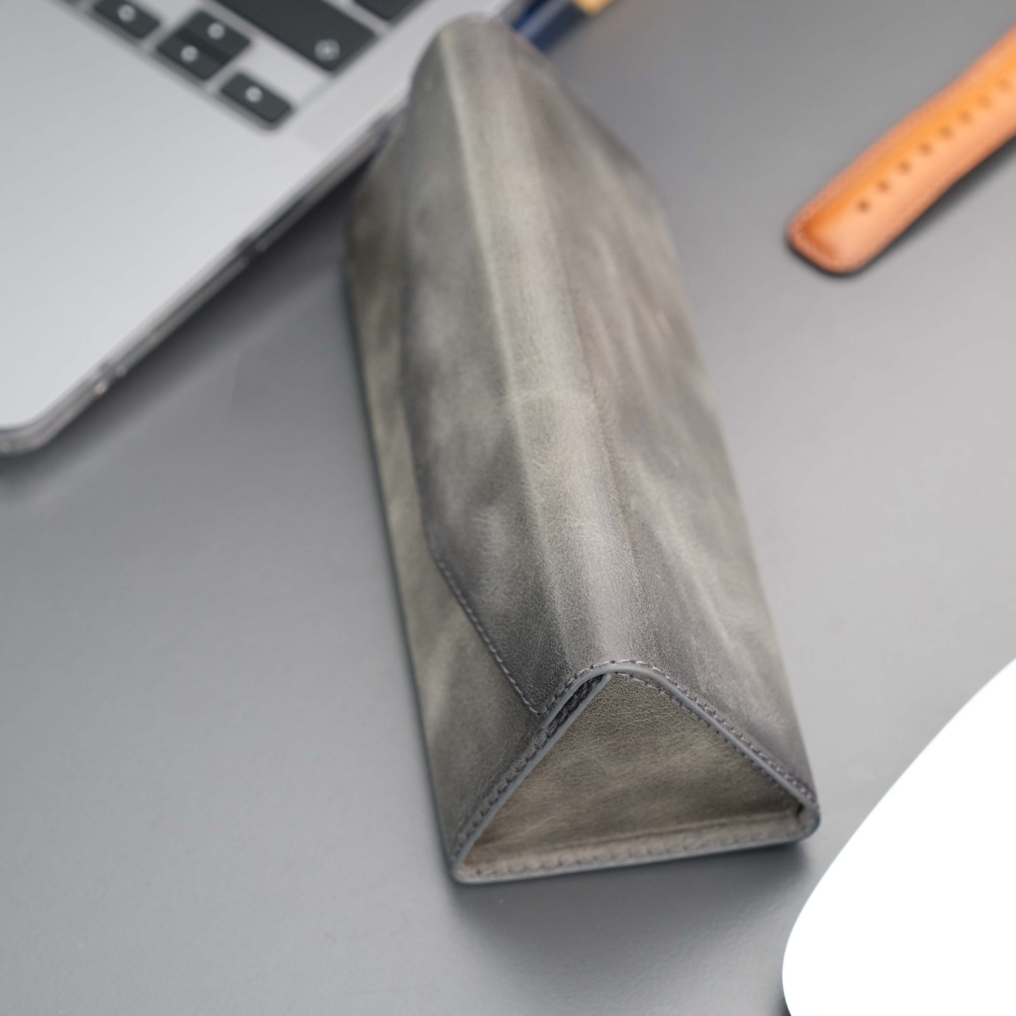 triangle leather cases for eyeglass or sunglasses - toronata -