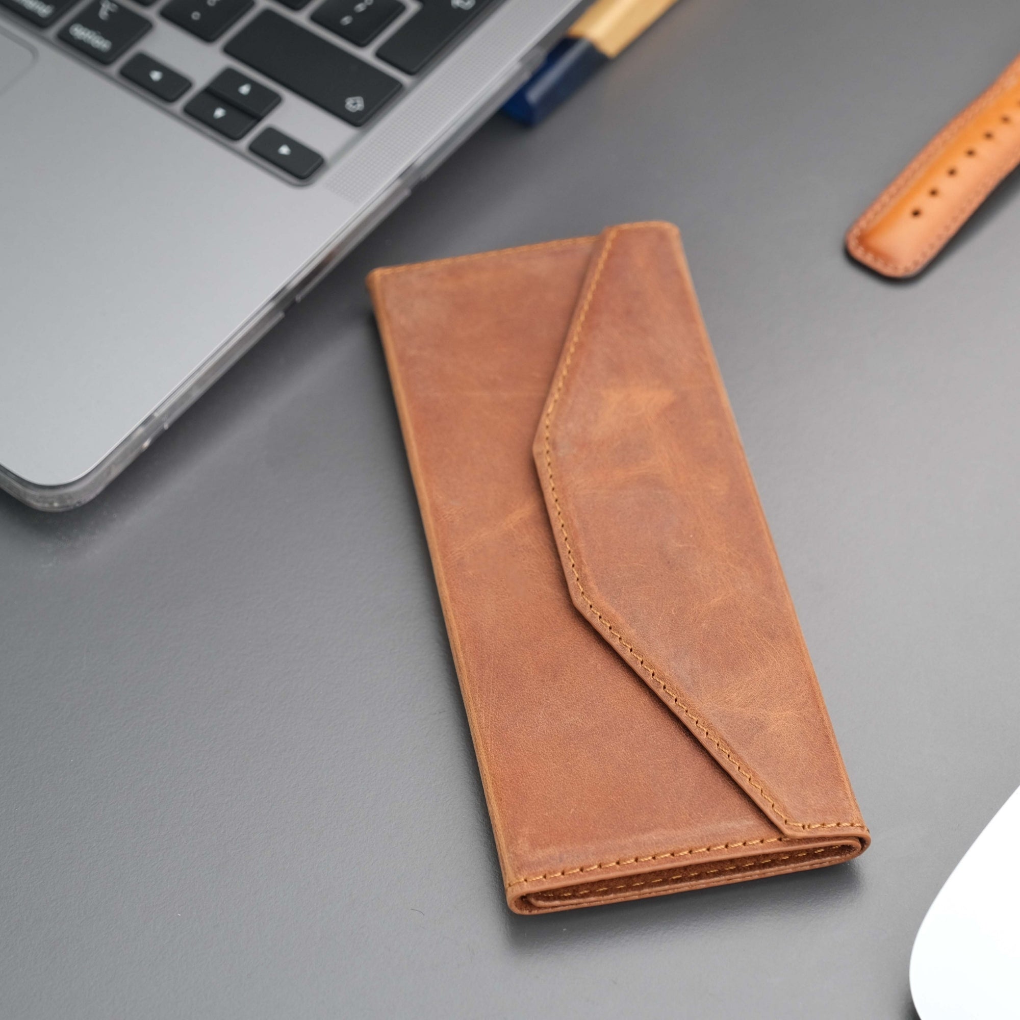 triangle leather cases for eyeglass or sunglasses - toronata -