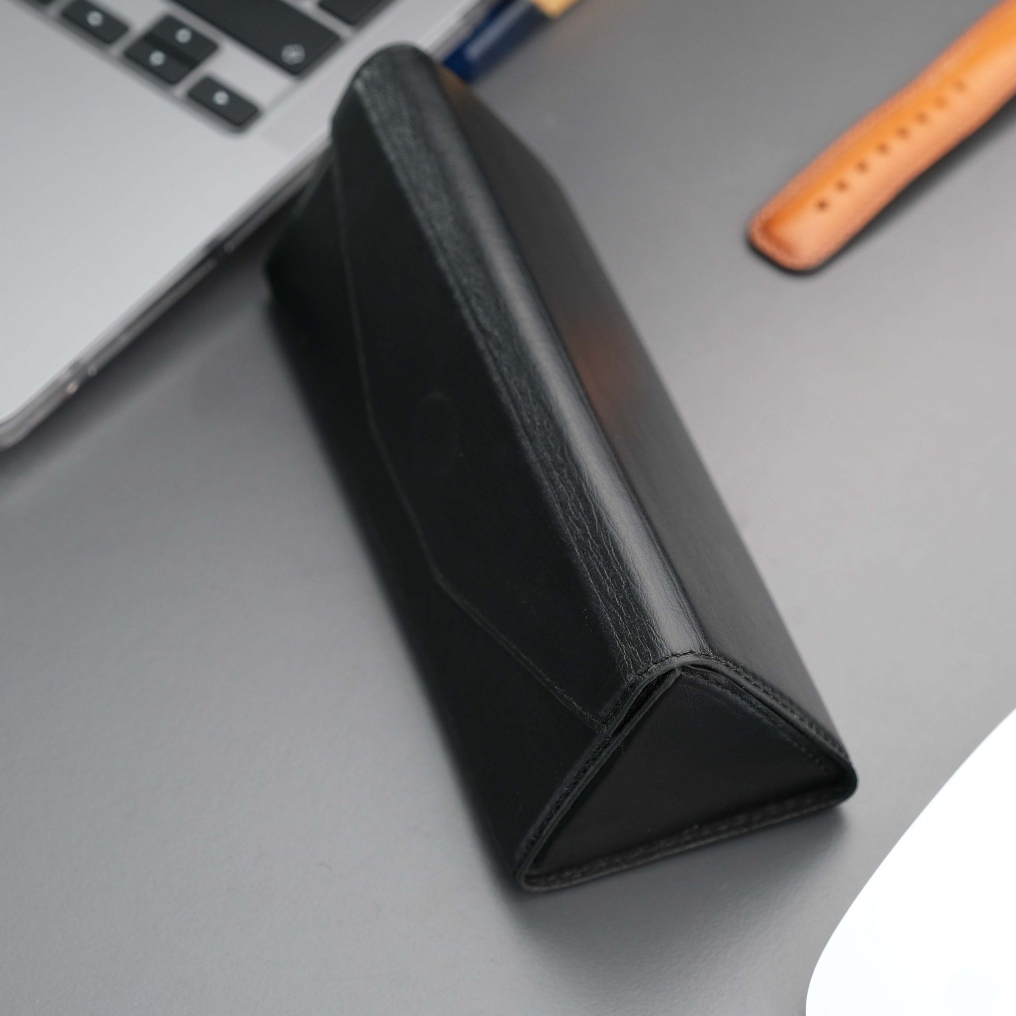 triangle leather cases for eyeglass or sunglasses - toronata -