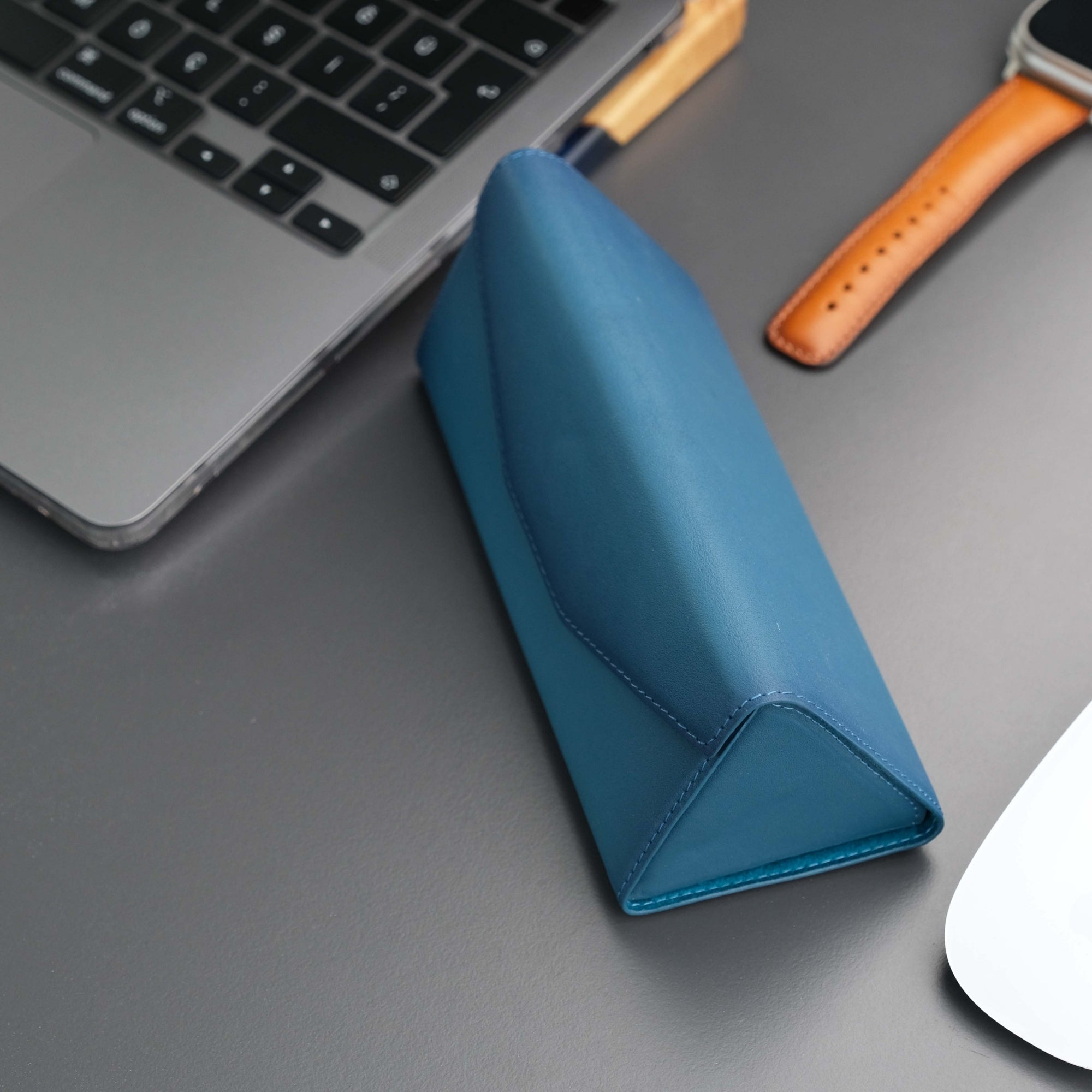 triangle leather cases for eyeglass or sunglasses - toronata -