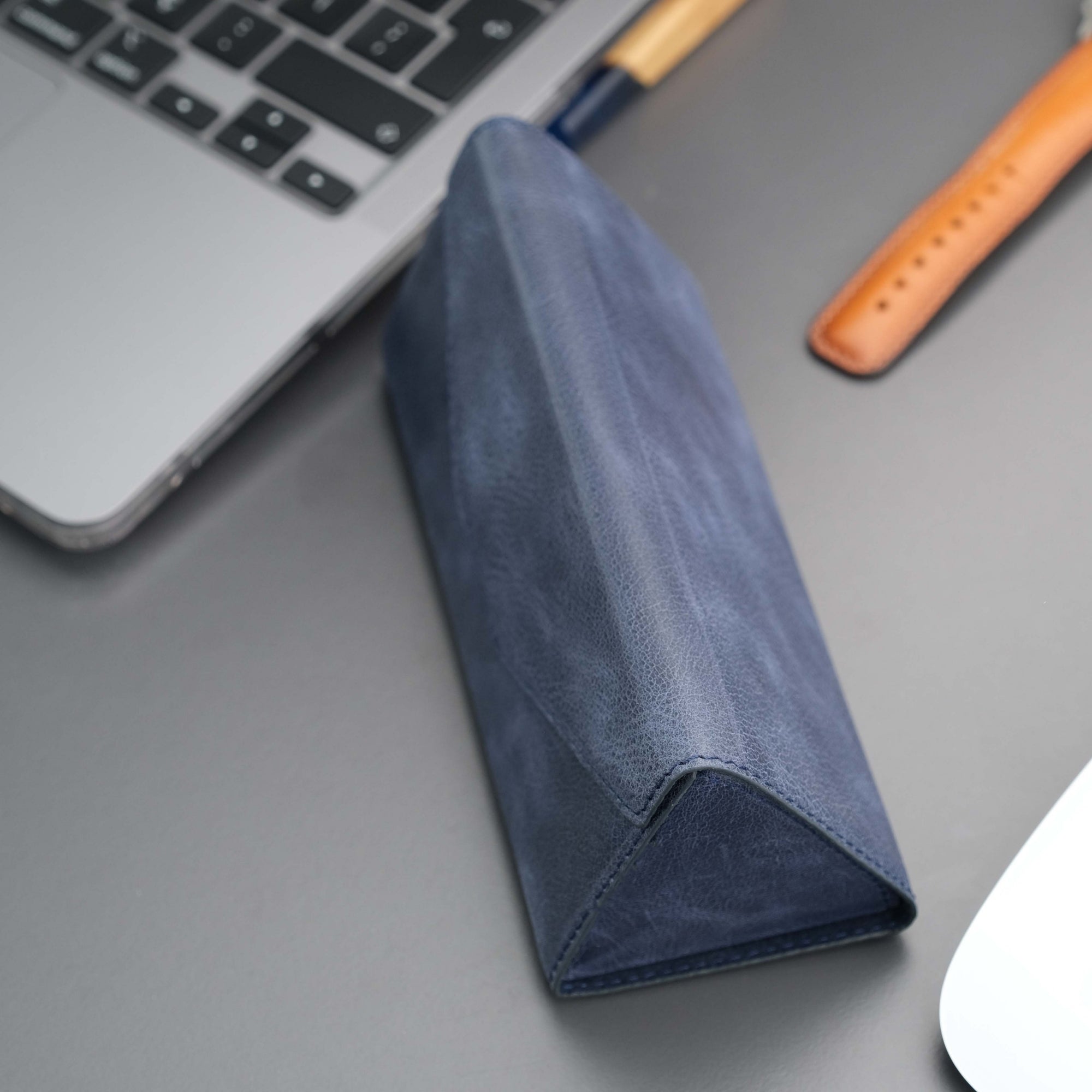 triangle leather cases for eyeglass or sunglasses - toronata -