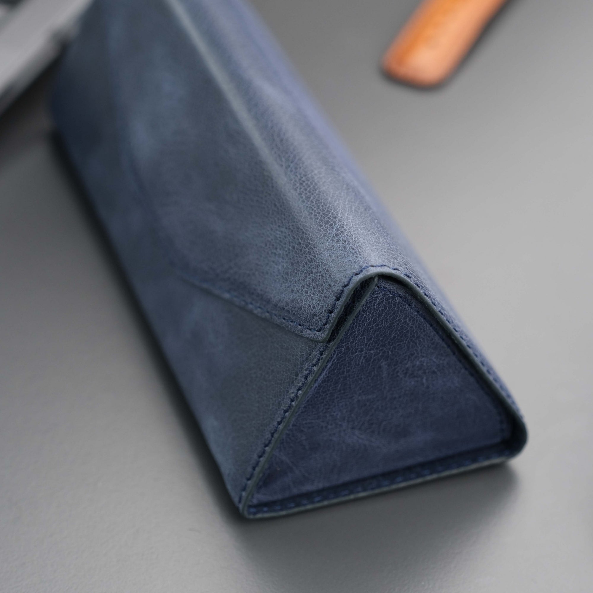 triangle leather cases for eyeglass or sunglasses - toronata -