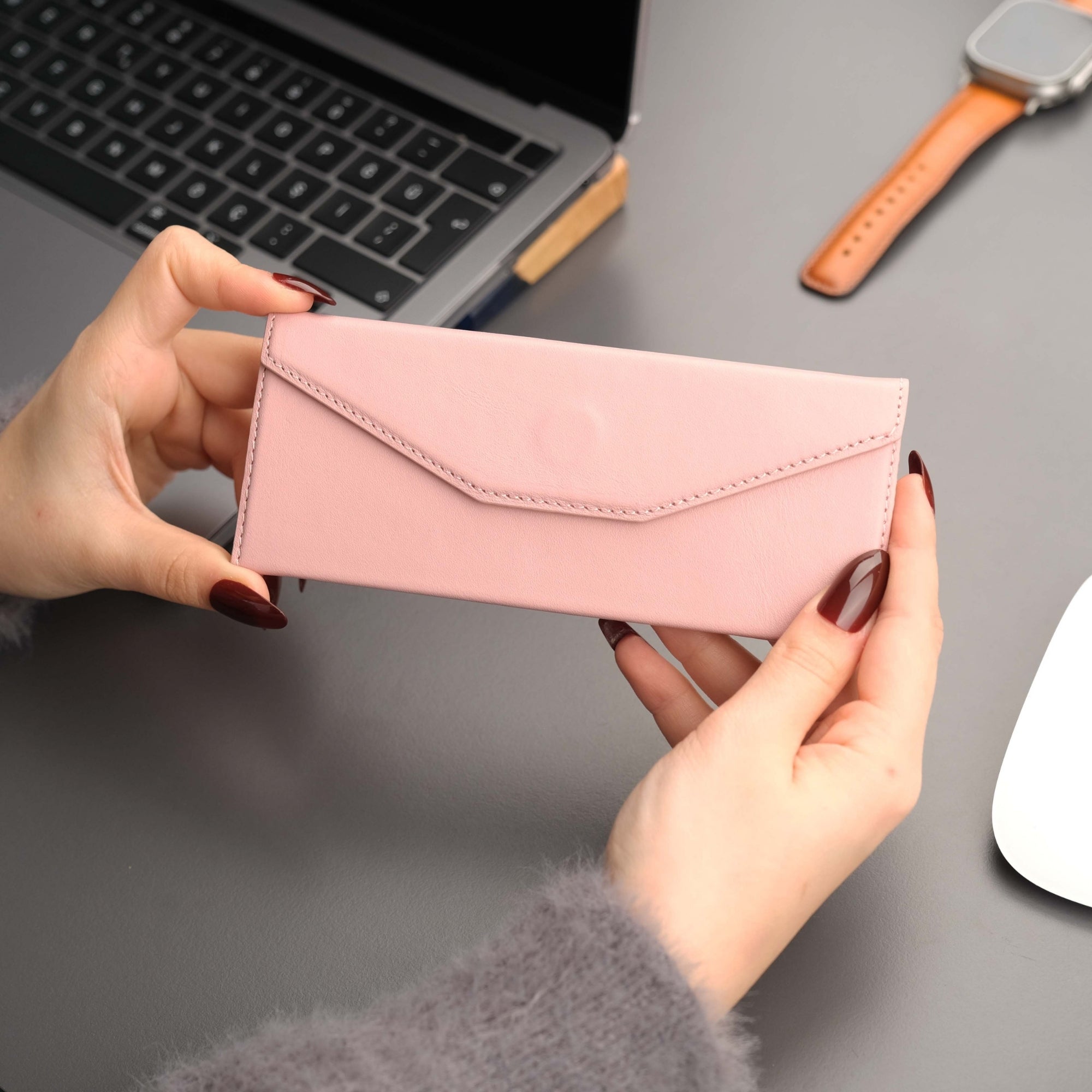 triangle leather cases for eyeglass or sunglasses - toronata -