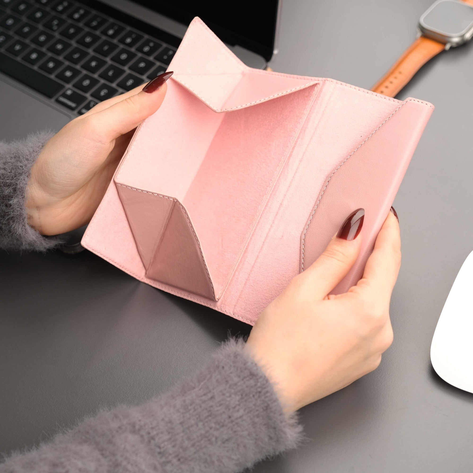 triangle leather cases for eyeglass or sunglasses - toronata -