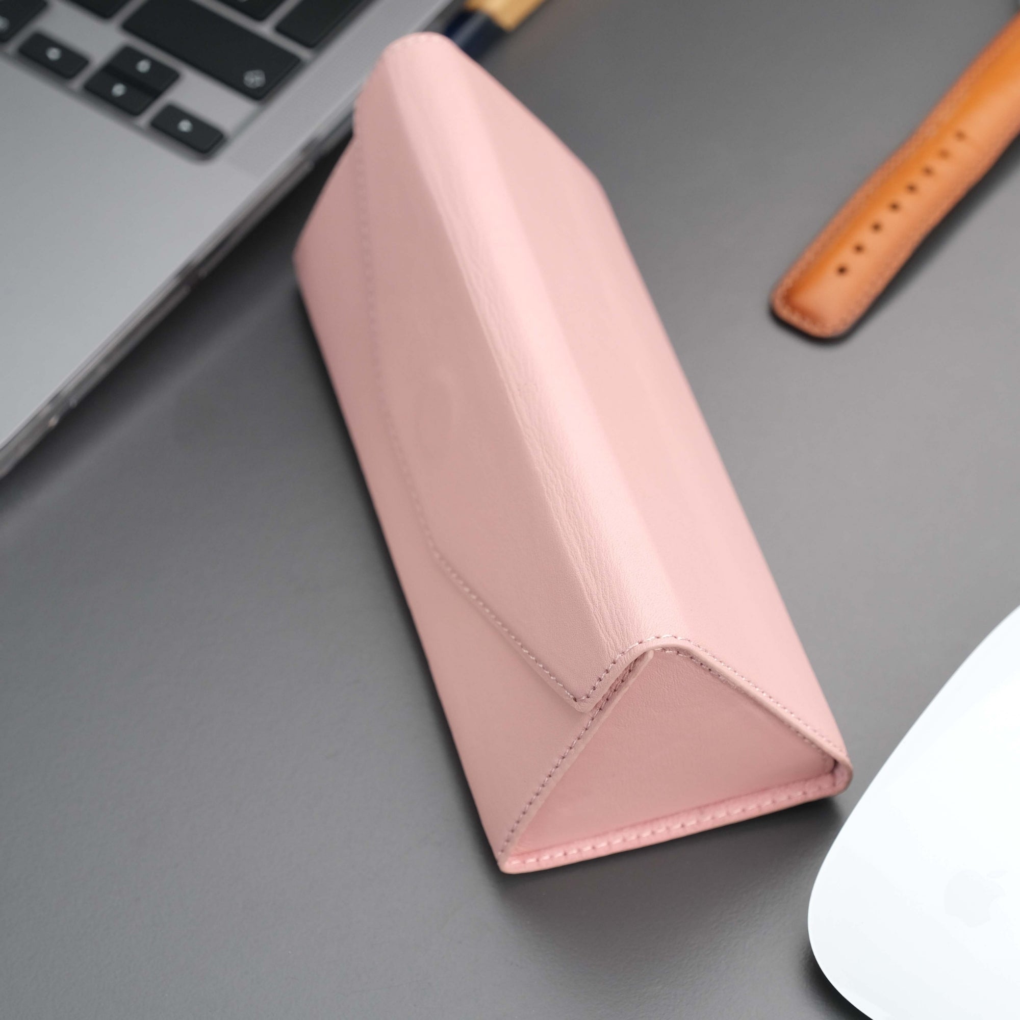 triangle leather cases for eyeglass or sunglasses - toronata -