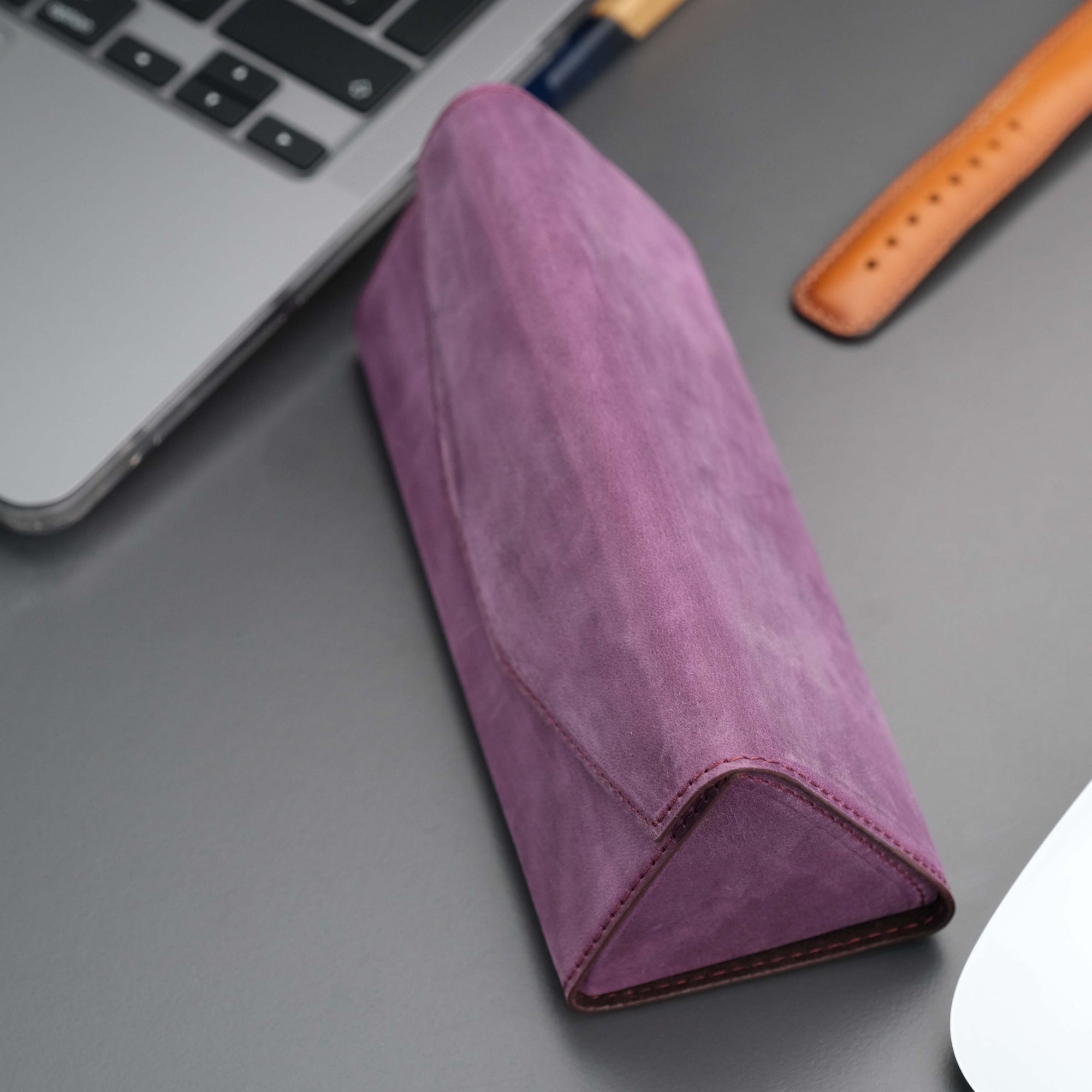 triangle leather cases for eyeglass or sunglasses - toronata -