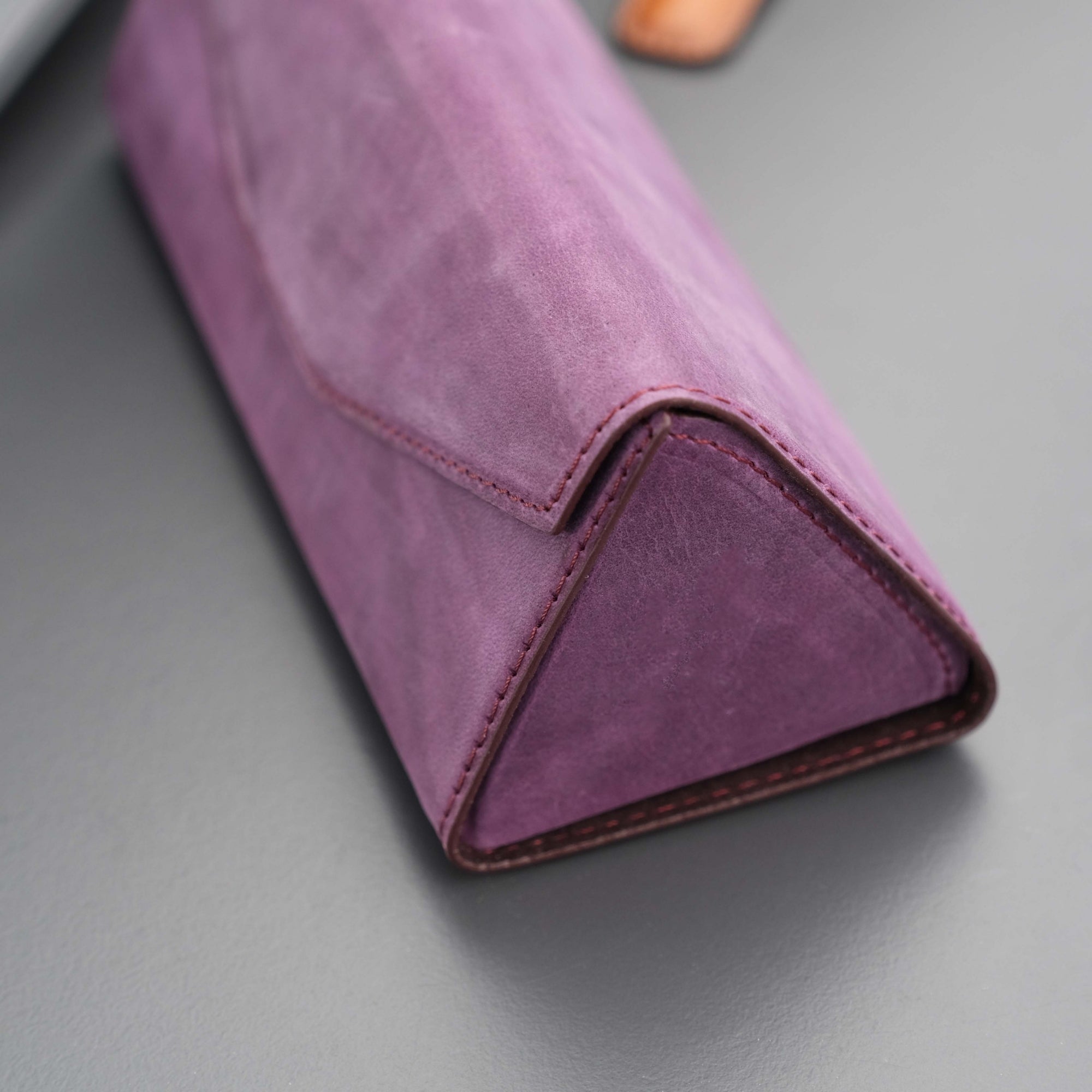 triangle leather cases for eyeglass or sunglasses - toronata -