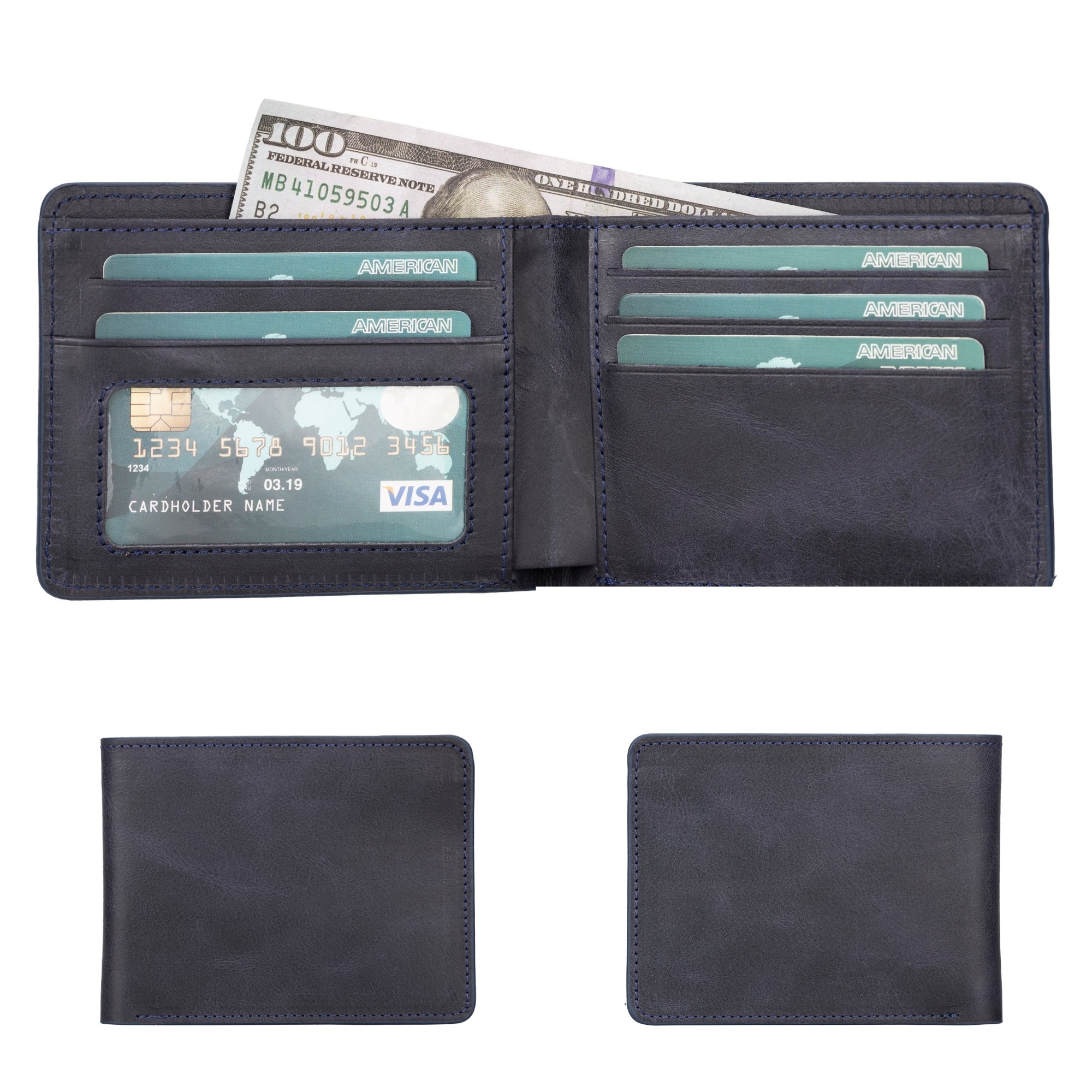 Arvada Handmade Bifold Leather Men Wallet - TORONATA -