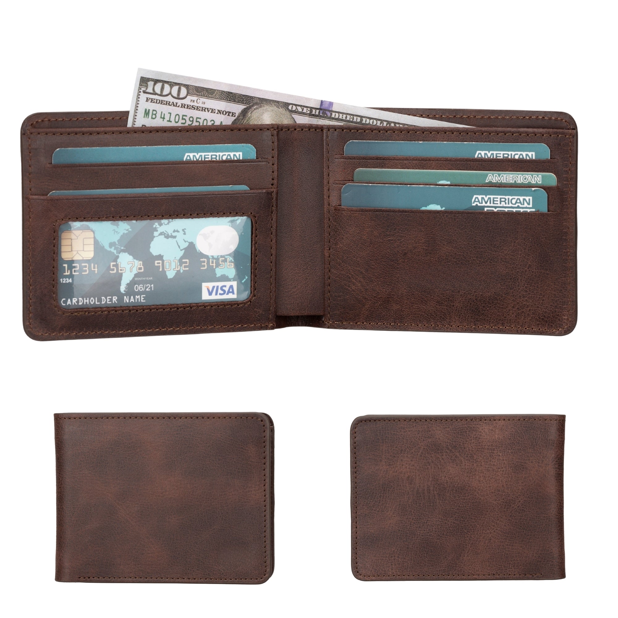 Arvada Handmade Bifold Leather Men Wallet - TORONATA -