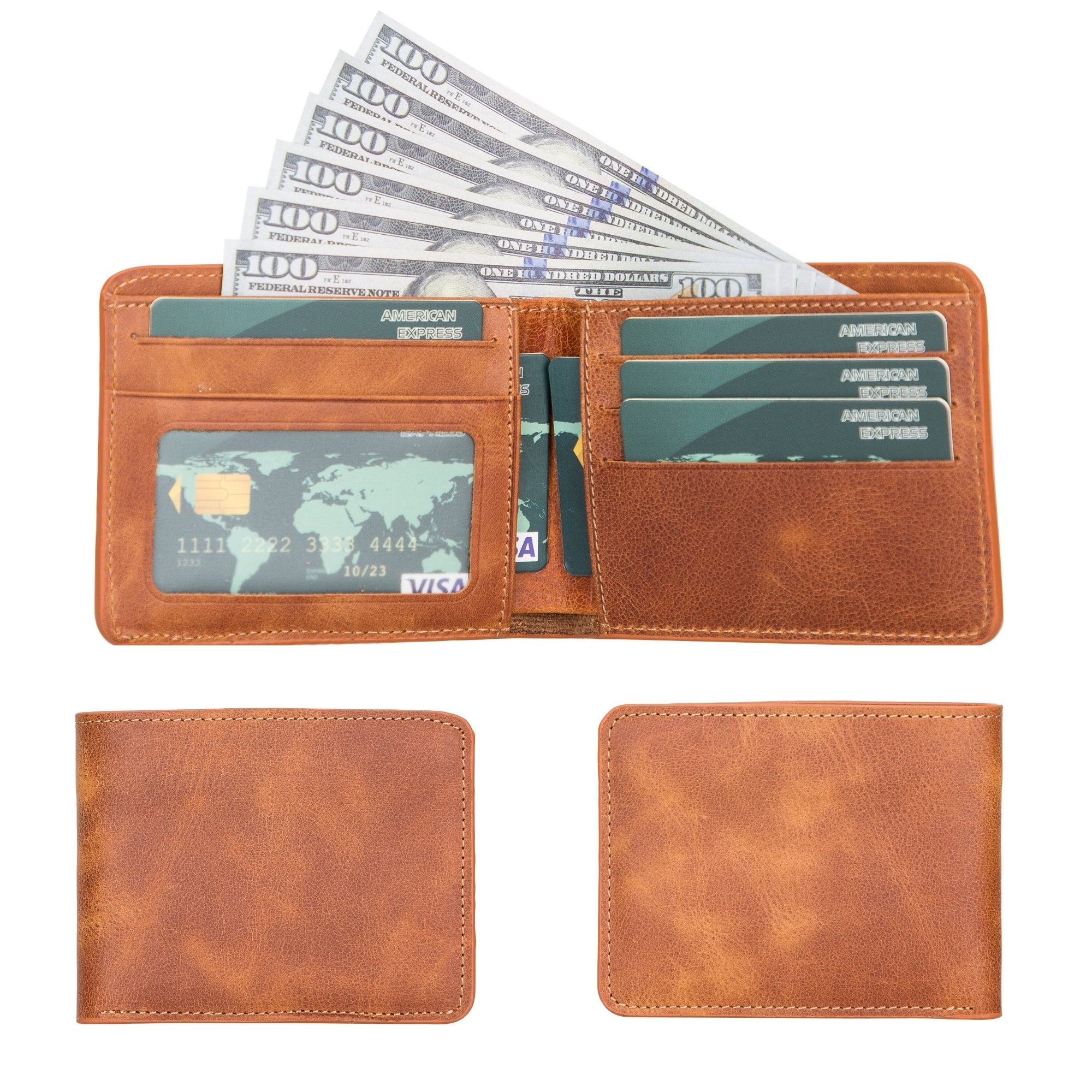 Arvada Handmade Bifold Leather Men Wallet - TORONATA -