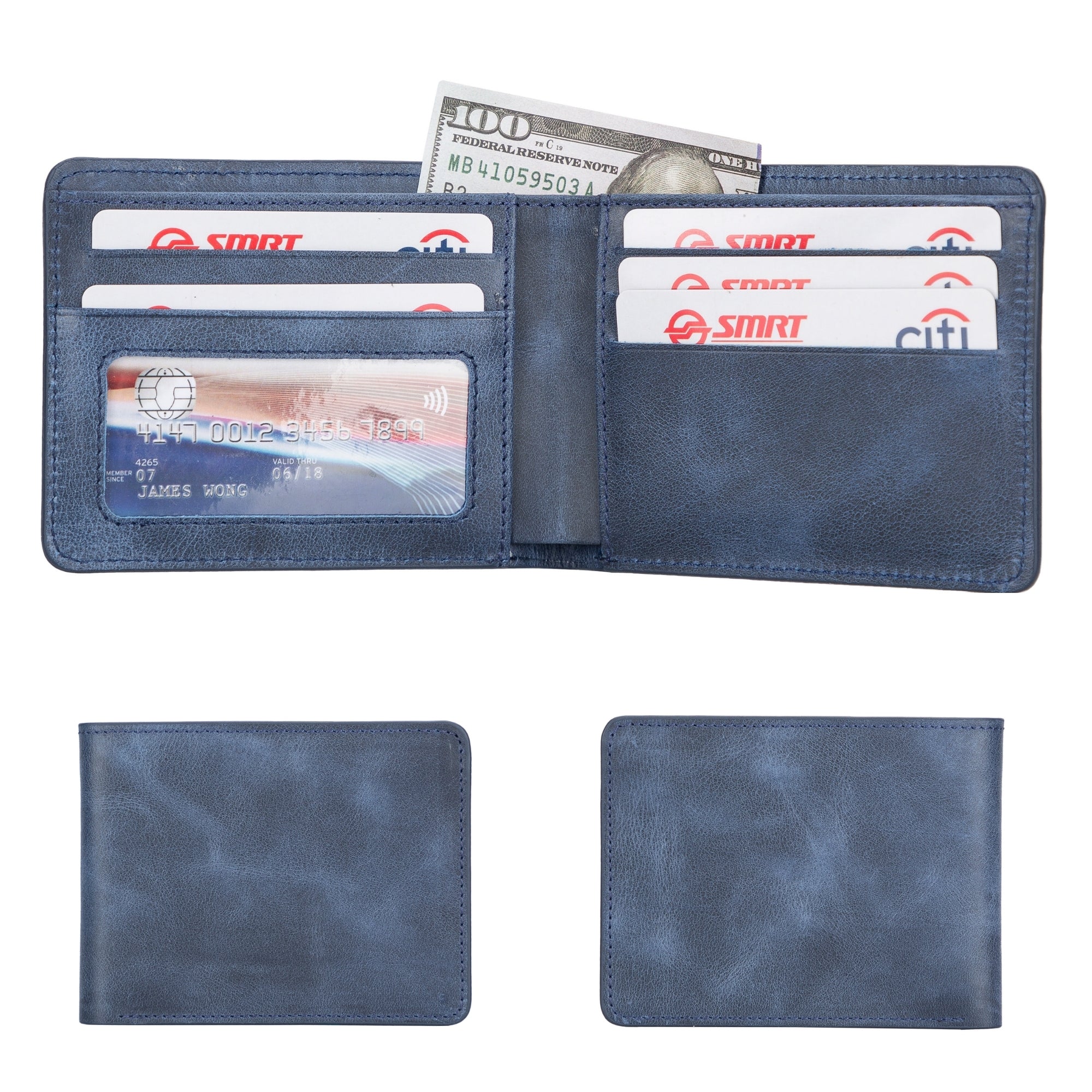 Arvada Handmade Bifold Leather Men Wallet - TORONATA -
